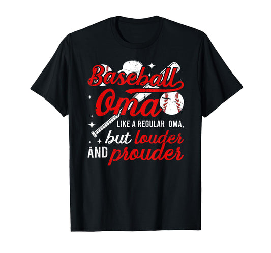 Baseball Oma Definition Oma Baseball T-Shirt - Custom Art Print for Adults - T-Shirt, Sweatshirt, Hoodie