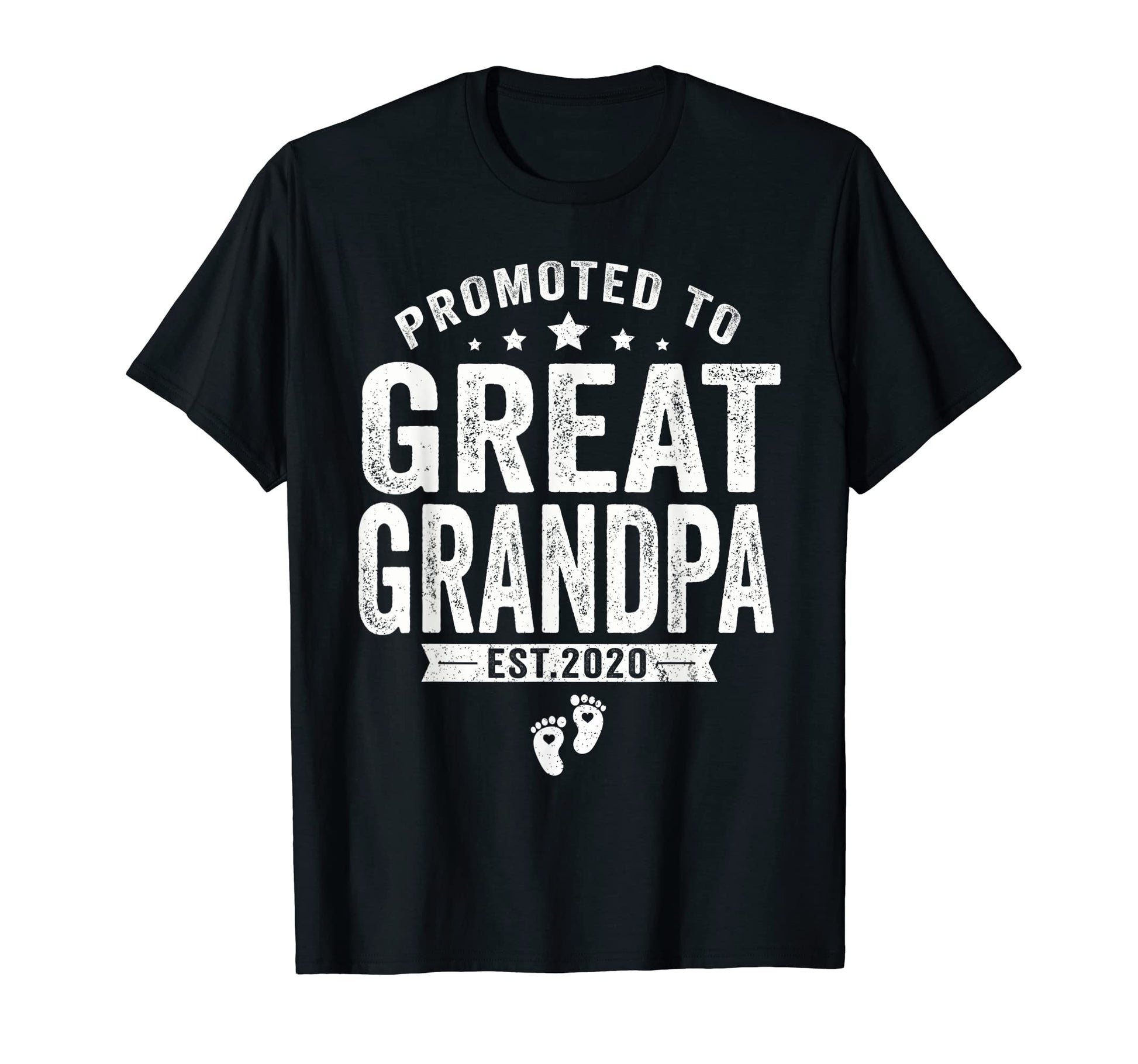 Promoted To Great Grandpa Est 2020 T-Shirt - Aesthetic Graphic for Adults - T-Shirt, Sweatshirt, Hoodie