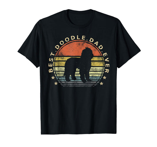 Best Doodle Dad Dog Lover Owner T-Shirt - Novelty Apparel Men Women - T-Shirt, Sweatshirt, Hoodie