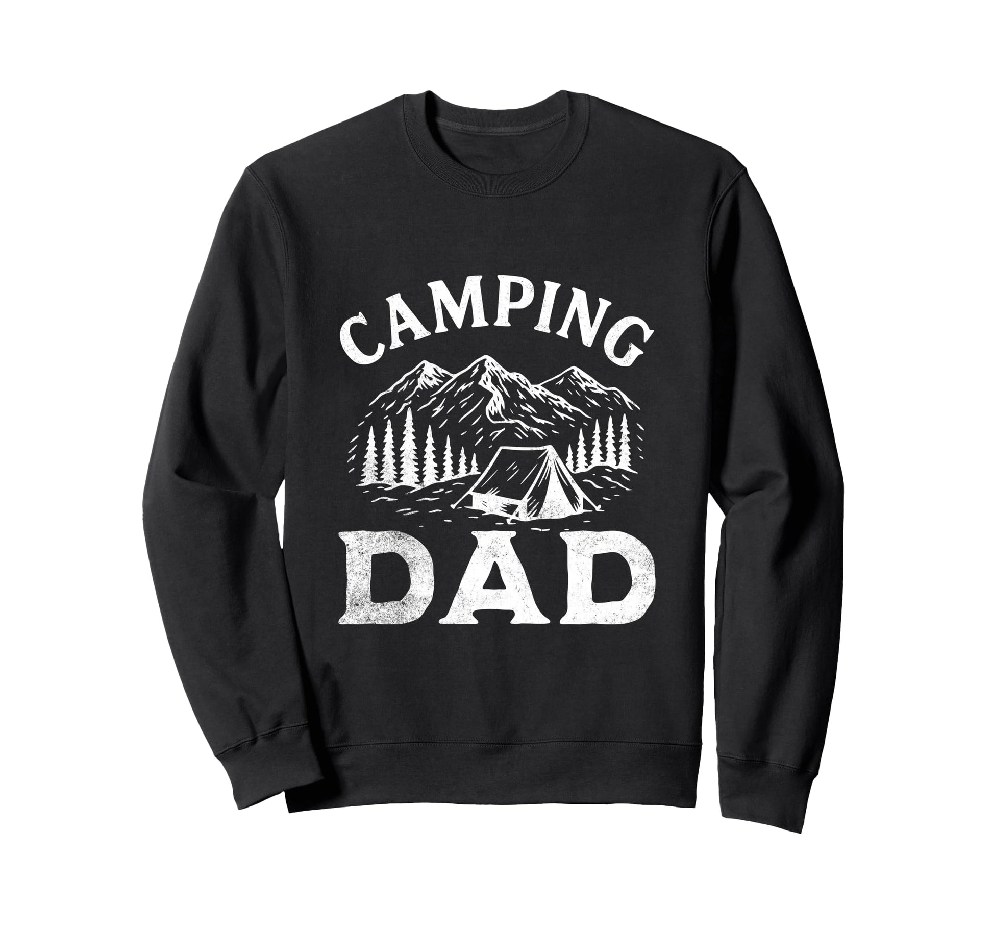 Camping Dad Mountain Outdoor Camper Sweatshirt - Trendy Graphic Unisex - T-Shirt, Sweatshirt, Hoodie