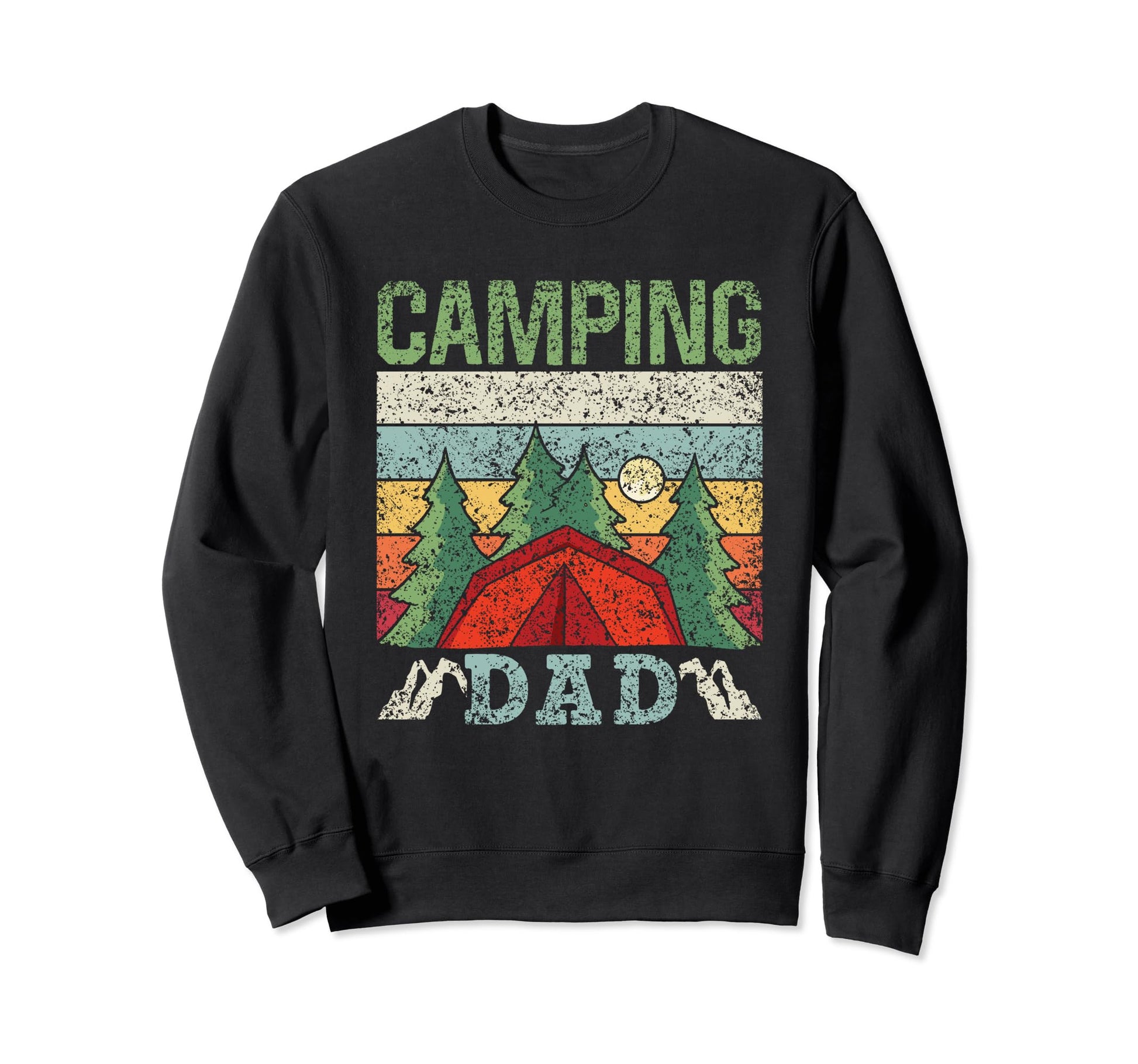 Camping Dad Camper Father Camp Sweatshirt - Casual Everyday Wear Unisex - T-Shirt, Sweatshirt, Hoodie