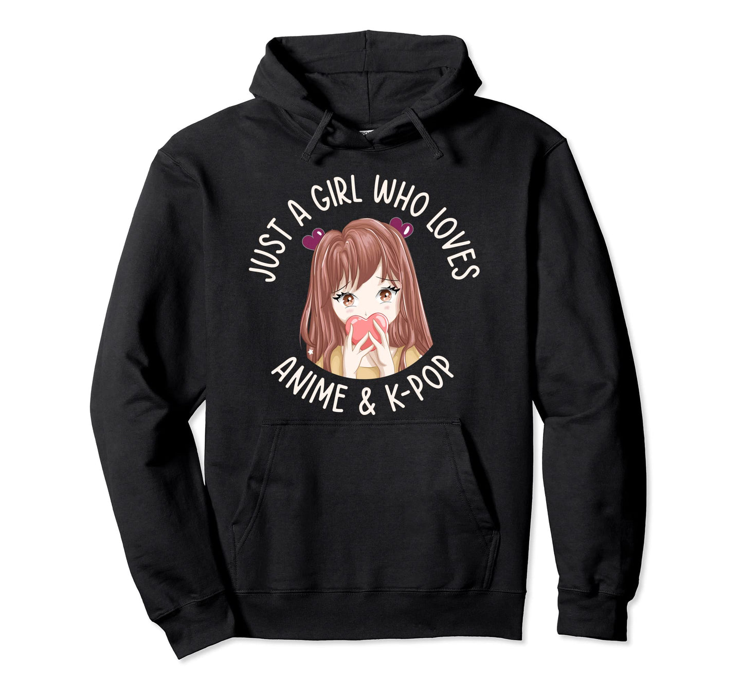 Kpop Anime Who Loves Kpop And Anime Hoodie - Custom Art Print Unisex - T-Shirt, Sweatshirt, Hoodie