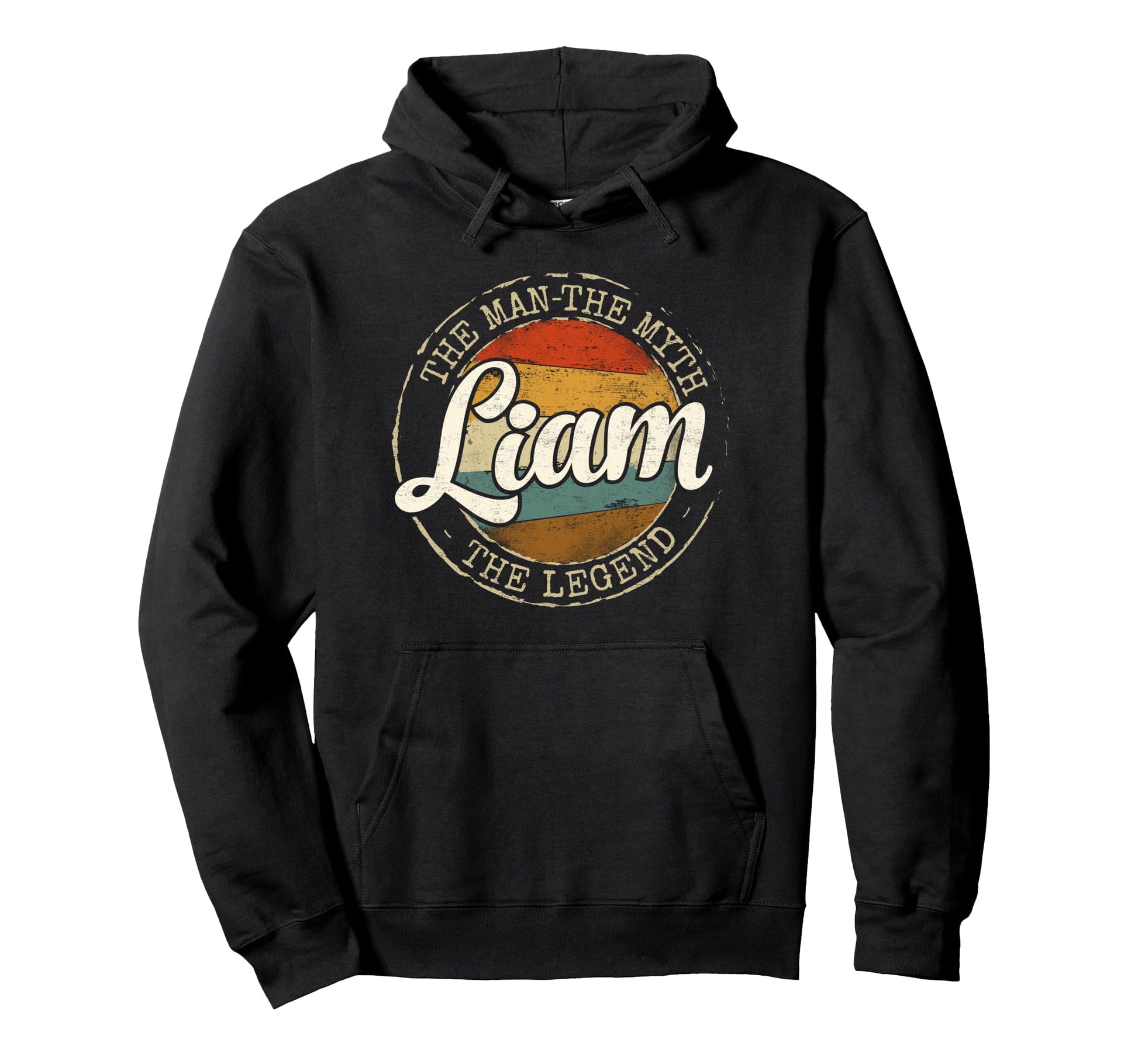 Liam Myth Legend Personalized Name Hoodie - Unique Graphic for Adults - T-Shirt, Sweatshirt, Hoodie