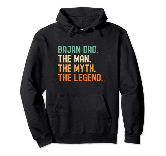 Bajan Dad Barbados Myth Legend Hoodie - Unique Graphic Unisex - T-Shirt, Sweatshirt, Hoodie