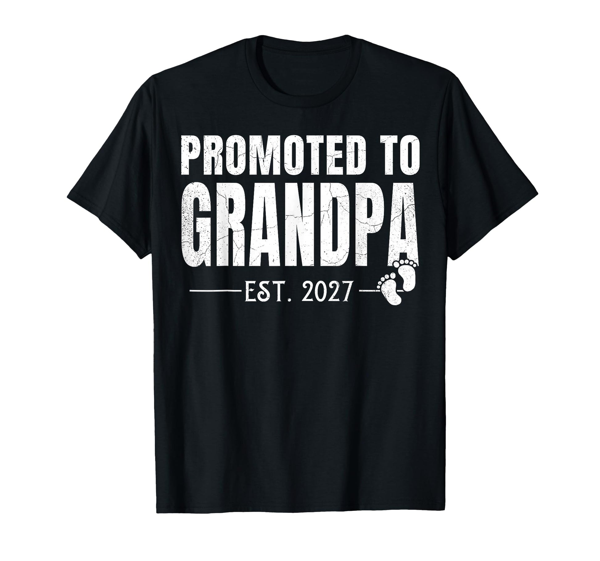 Promoted To Grandpa Est 2027 T-Shirt - Trendy Graphic for Adults - T-Shirt, Sweatshirt, Hoodie