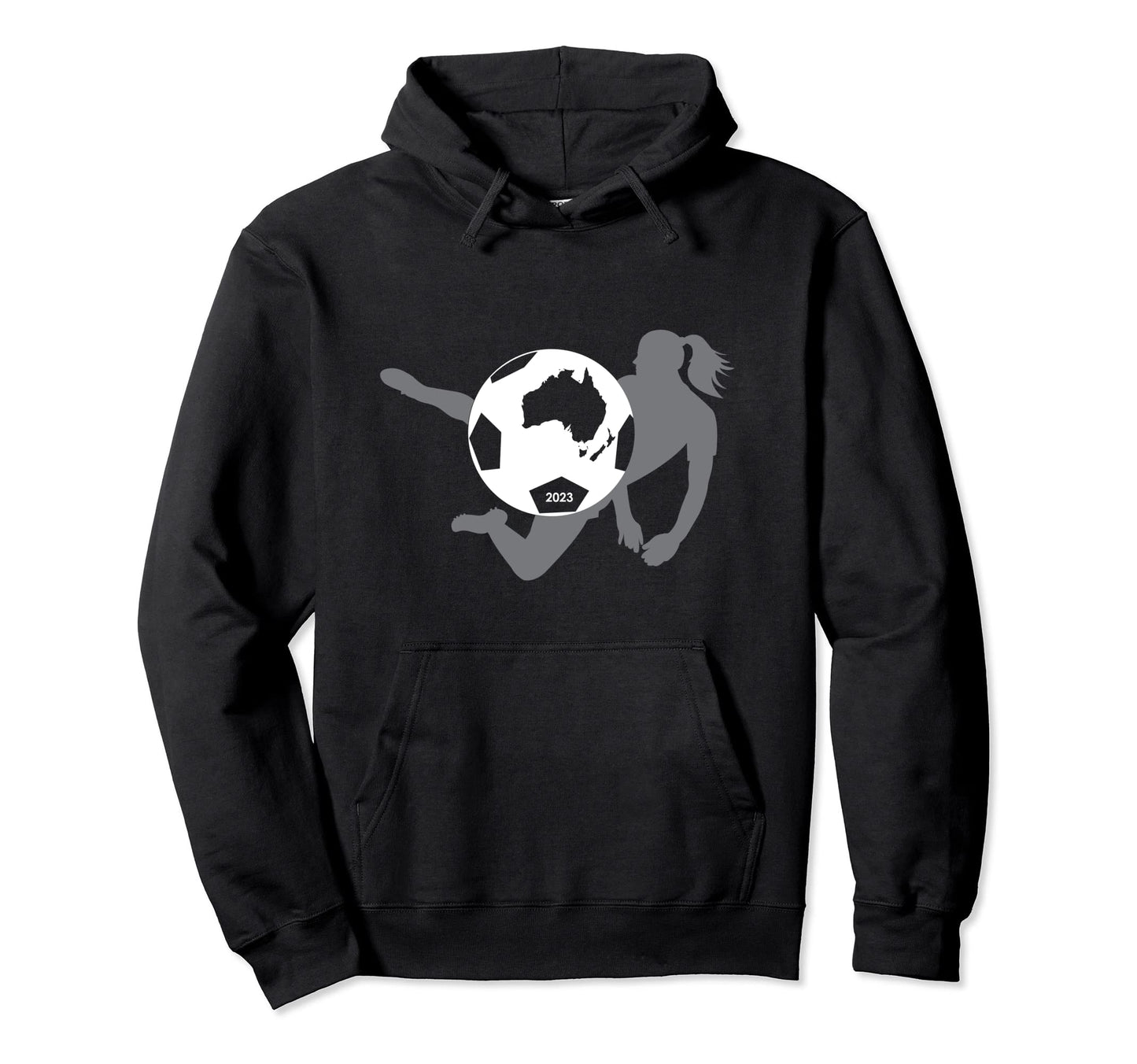 Womens And Volley Kicking Soccer Teams Hoodie - Minimalist Print for Adults - T-Shirt, Sweatshirt, Hoodie
