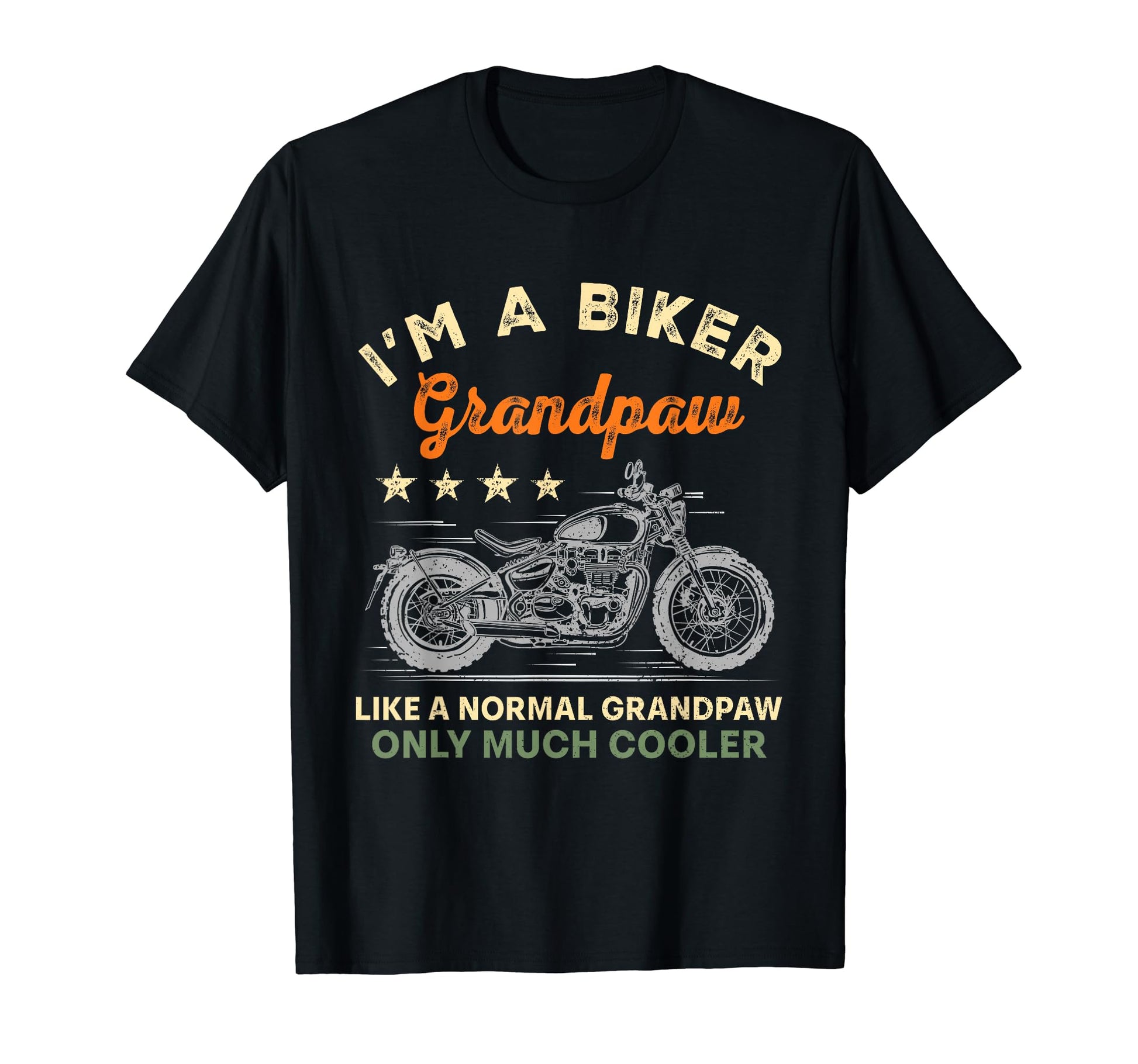 Im Biker Grandpaw Motorcycle Rider T-Shirt - Aesthetic Graphic Men Women - T-Shirt, Sweatshirt, Hoodie