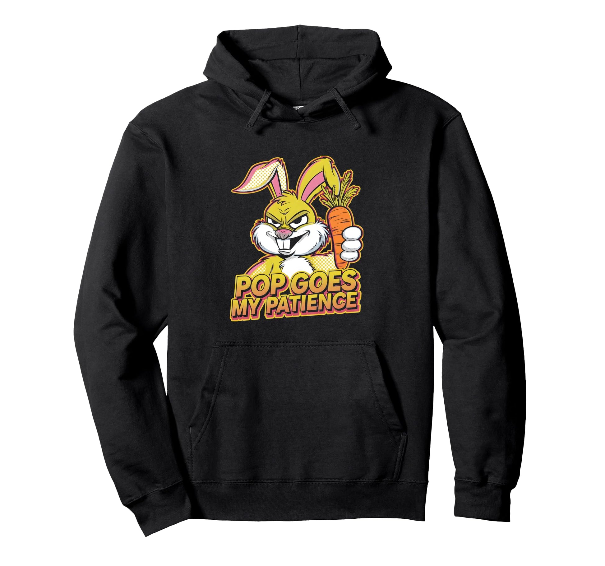 Grumpy Bunny Pop Art Fans Pop Art Unique Hoodie - Streetwear Style Unisex - T-Shirt, Sweatshirt, Hoodie