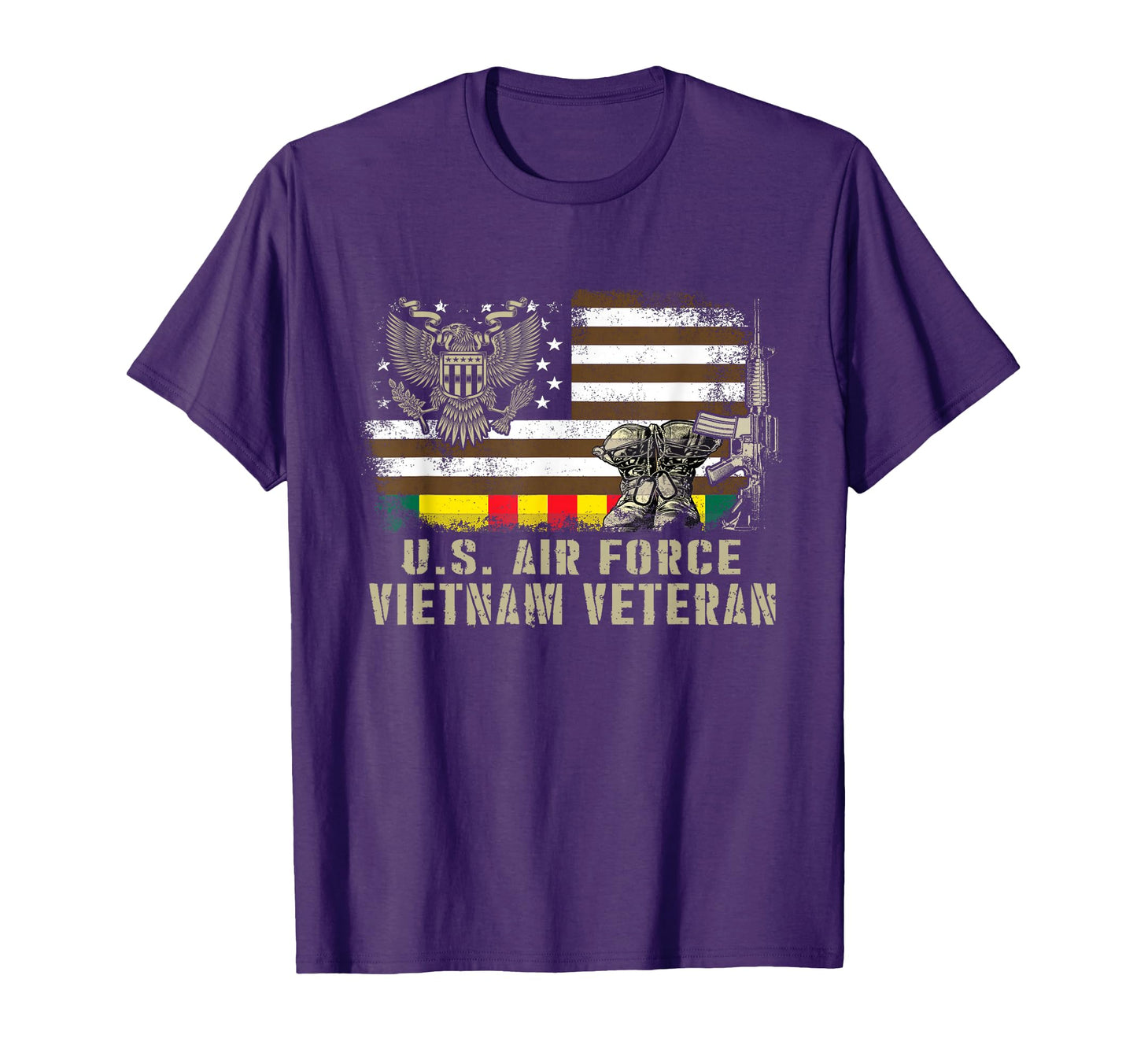 American Flag Proud U S Air Force T-Shirt - Custom Art Print for Adults - T-Shirt, Sweatshirt, Hoodie