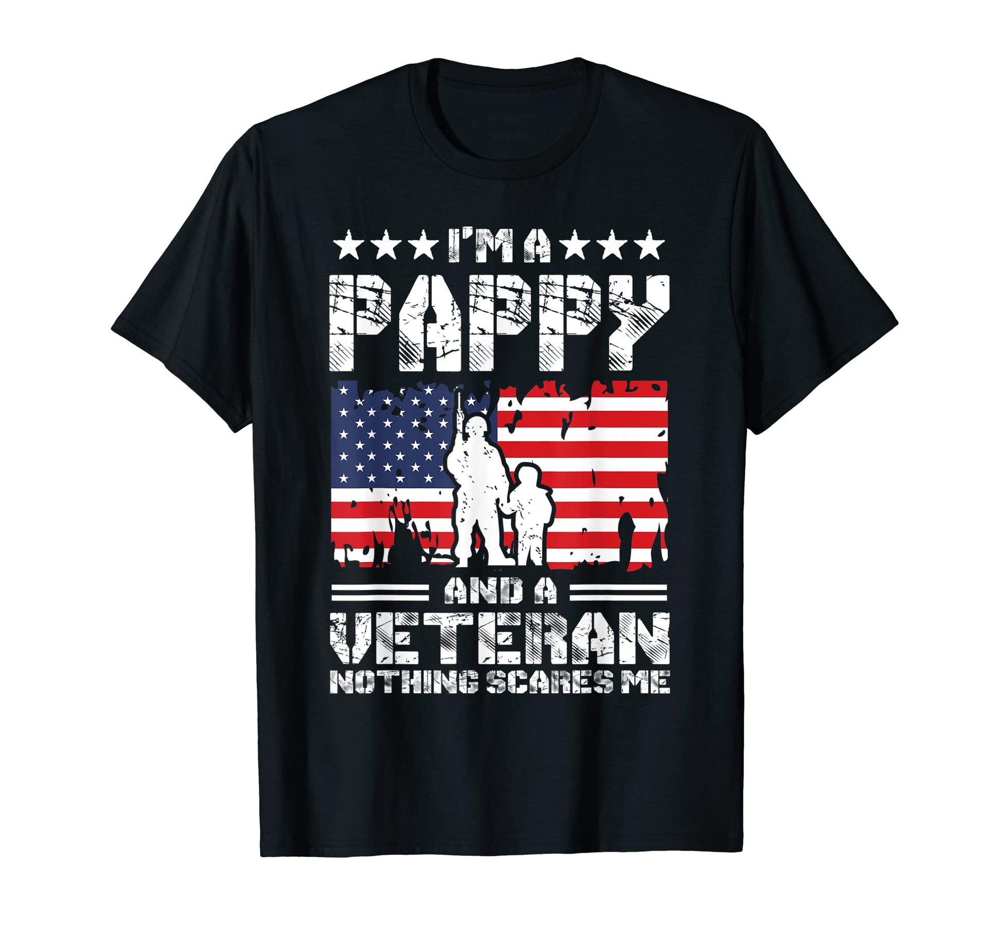Mens Im Pappy And Veteran Nothing T-Shirt - Unique Graphic Men Women - T-Shirt, Sweatshirt, Hoodie