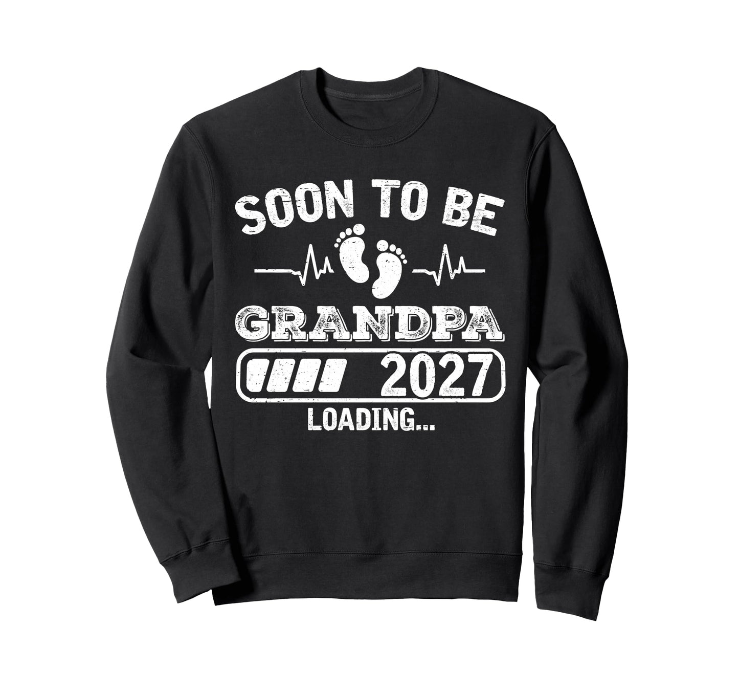 Soon To Be Grandpa 2027 Sweatshirt - Casual Everyday Wear for Adults - T-Shirt, Sweatshirt, Hoodie