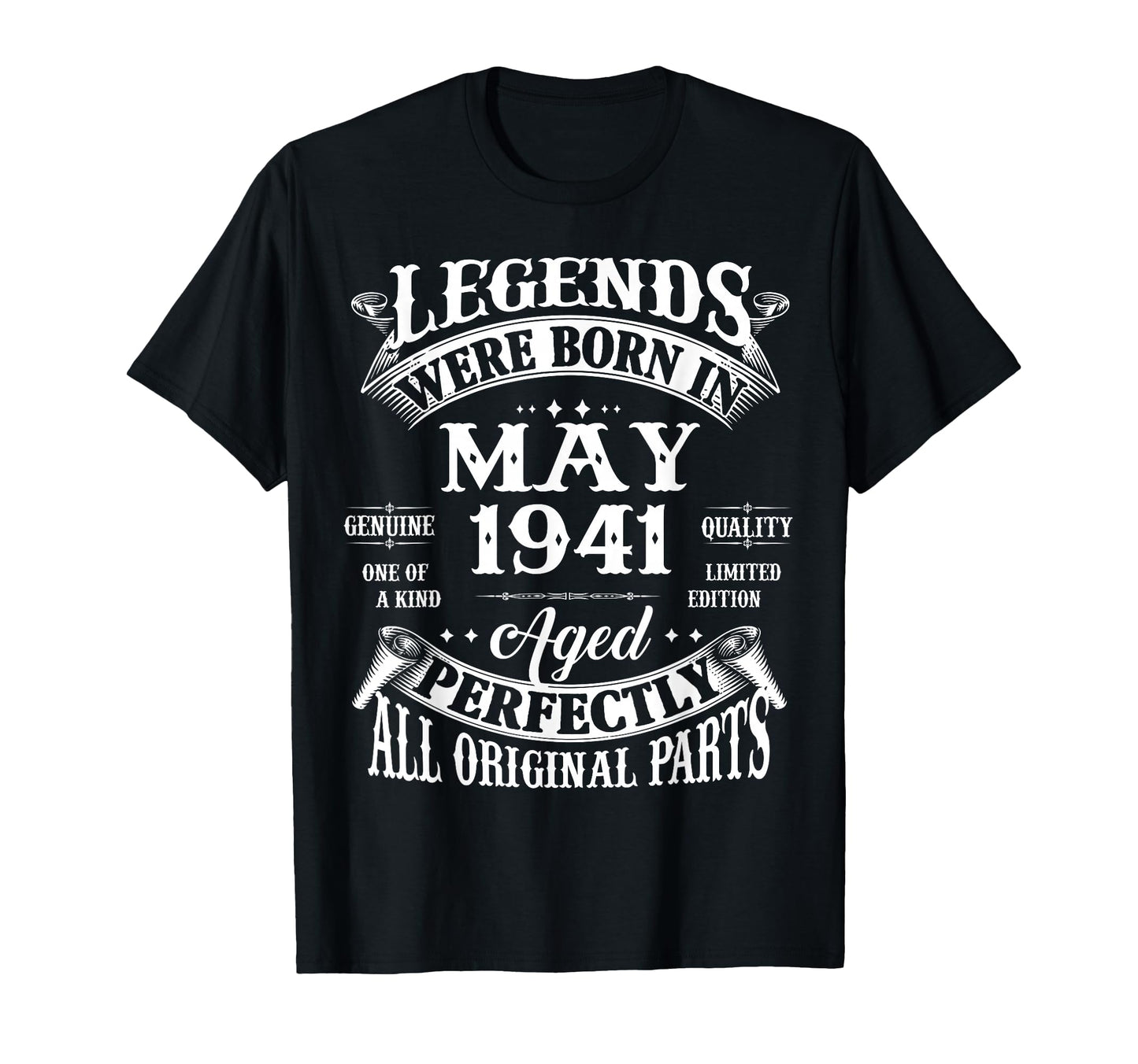 85Th Birthday Gift Legend Born May 1941 T-Shirt - Novelty Apparel Unisex - T-Shirt, Sweatshirt, Hoodie