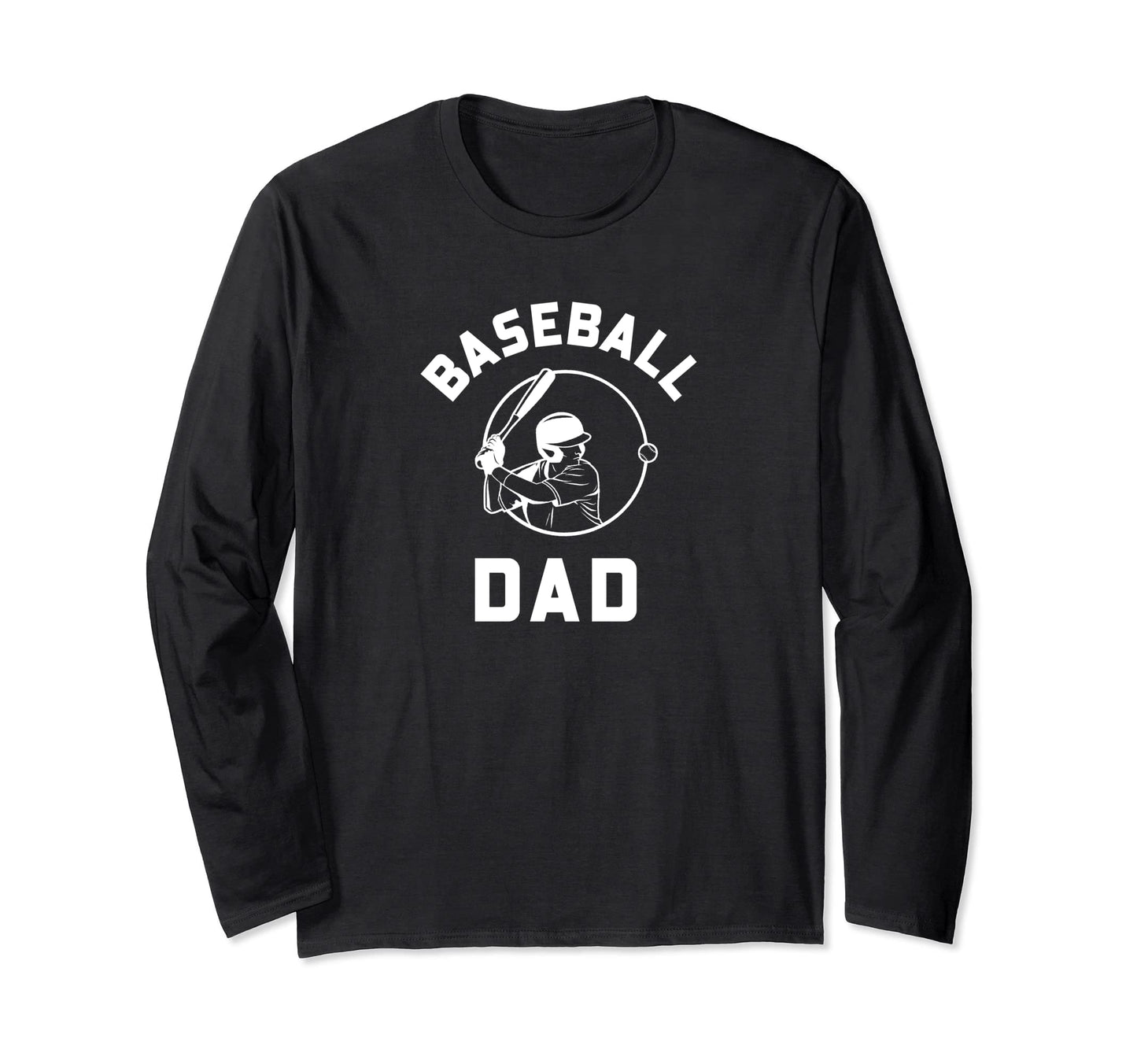 Baseball Dad Sports Parents Designs Hoodie - Trendy Graphic for Adults - T-Shirt, Sweatshirt, Hoodie