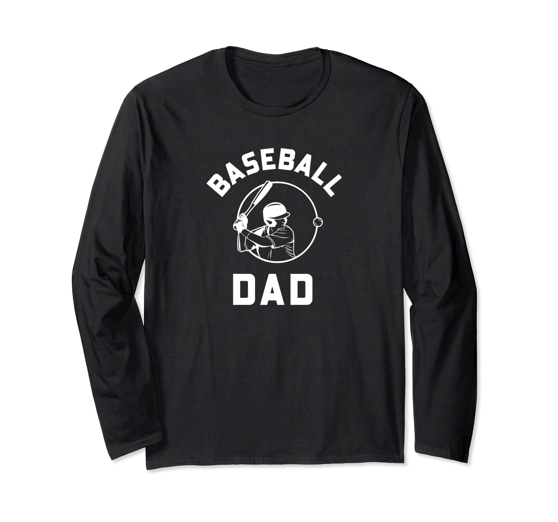 Baseball Dad Sports Parents Designs Hoodie - Trendy Graphic for Adults - T-Shirt, Sweatshirt, Hoodie