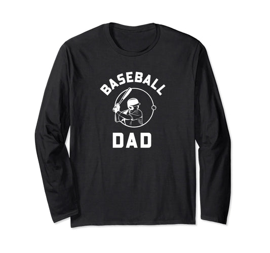 Baseball Dad Sports Parents Designs Hoodie - Trendy Graphic for Adults - T-Shirt, Sweatshirt, Hoodie