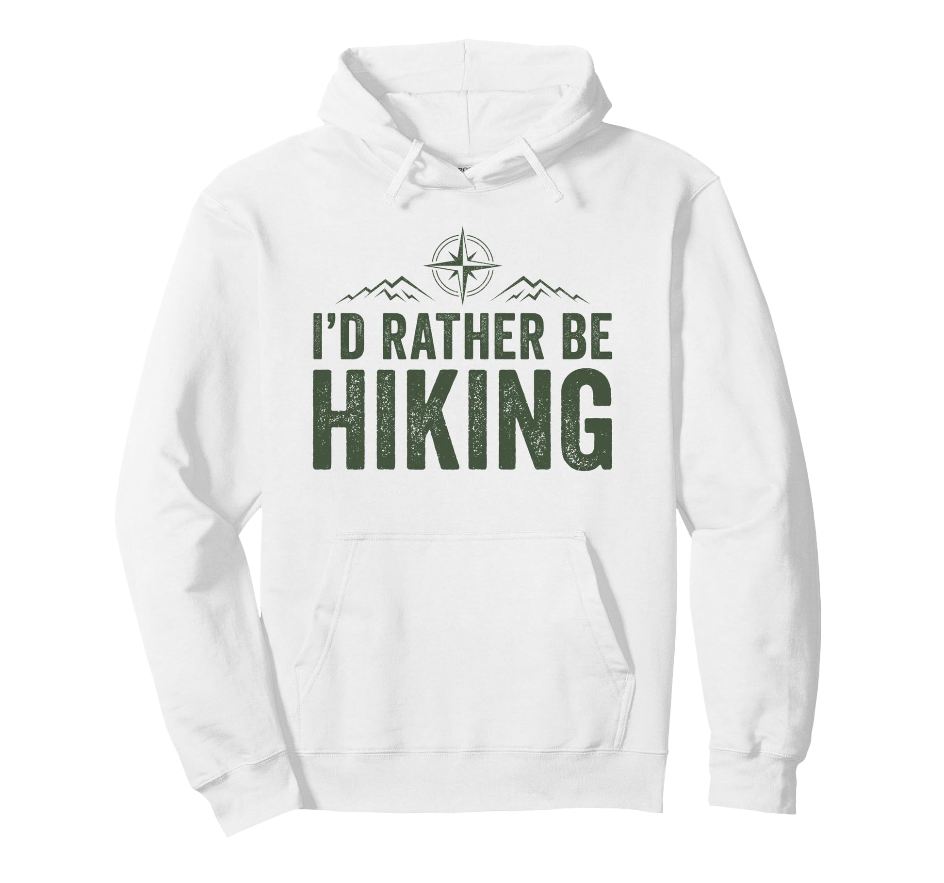 Id Rather Be Hiking Mountain Hiker Hoodie - Streetwear Style for Adults - T-Shirt, Sweatshirt, Hoodie