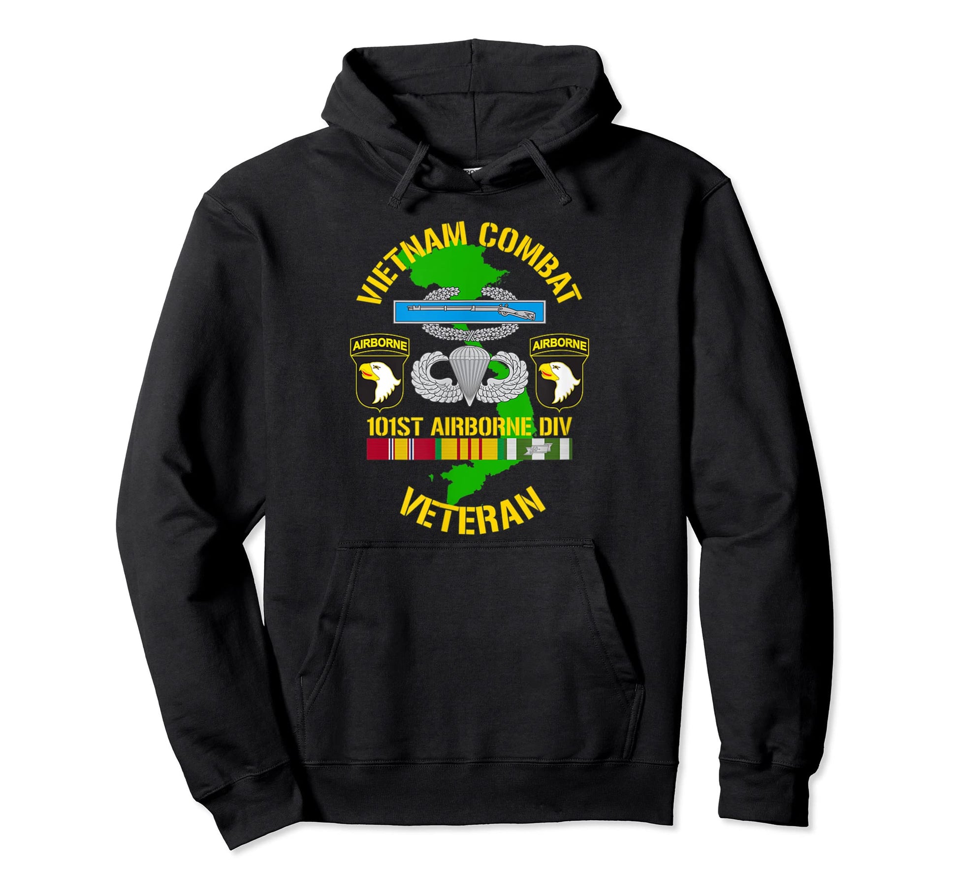 101St Airborne Division Vietnam Hoodie - Casual Everyday Wear for Adults - T-Shirt, Sweatshirt, Hoodie