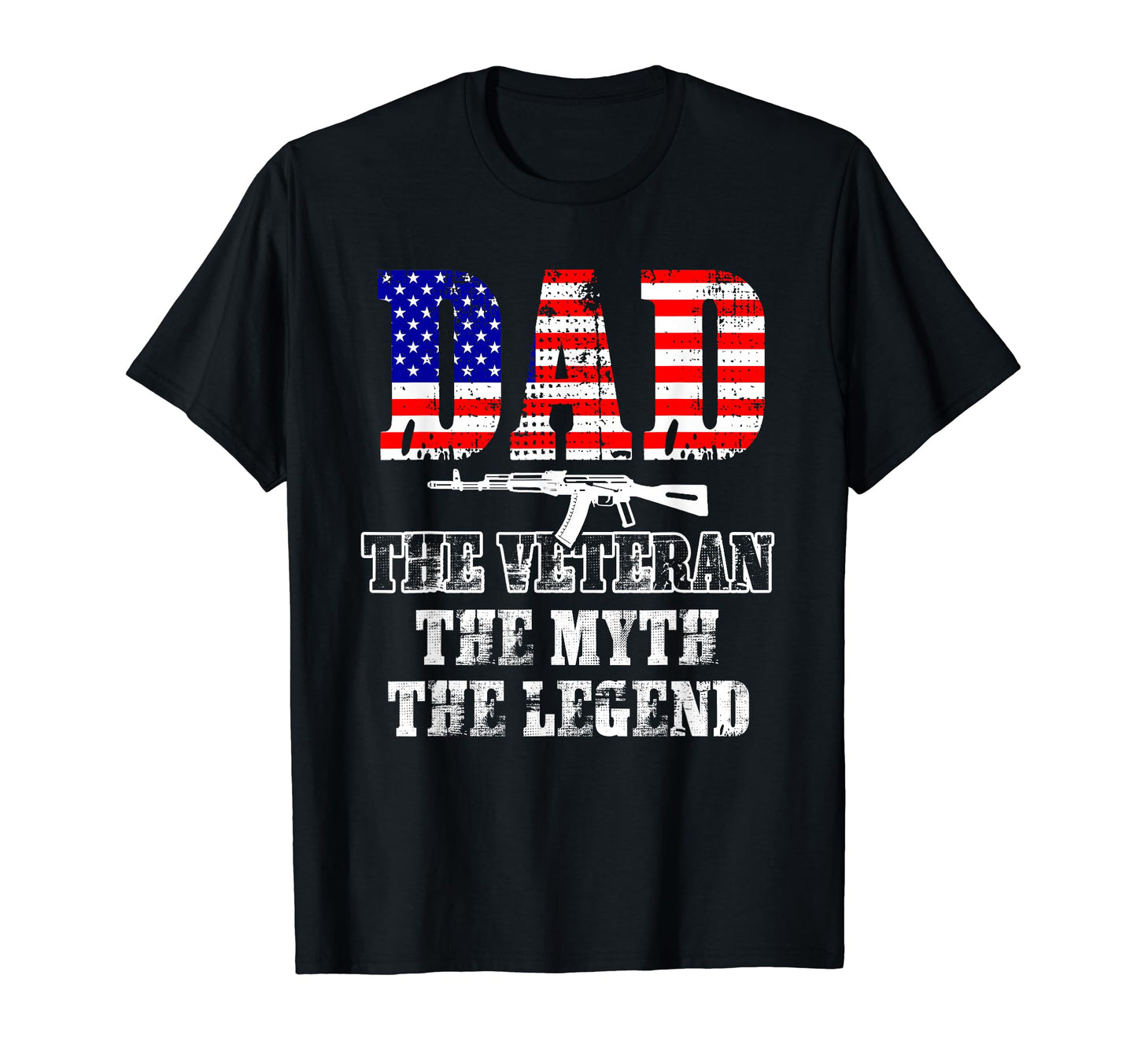 Dad Veteran Myth Legend T-Shirt - Minimalist Print Men Women - T-Shirt, Sweatshirt, Hoodie