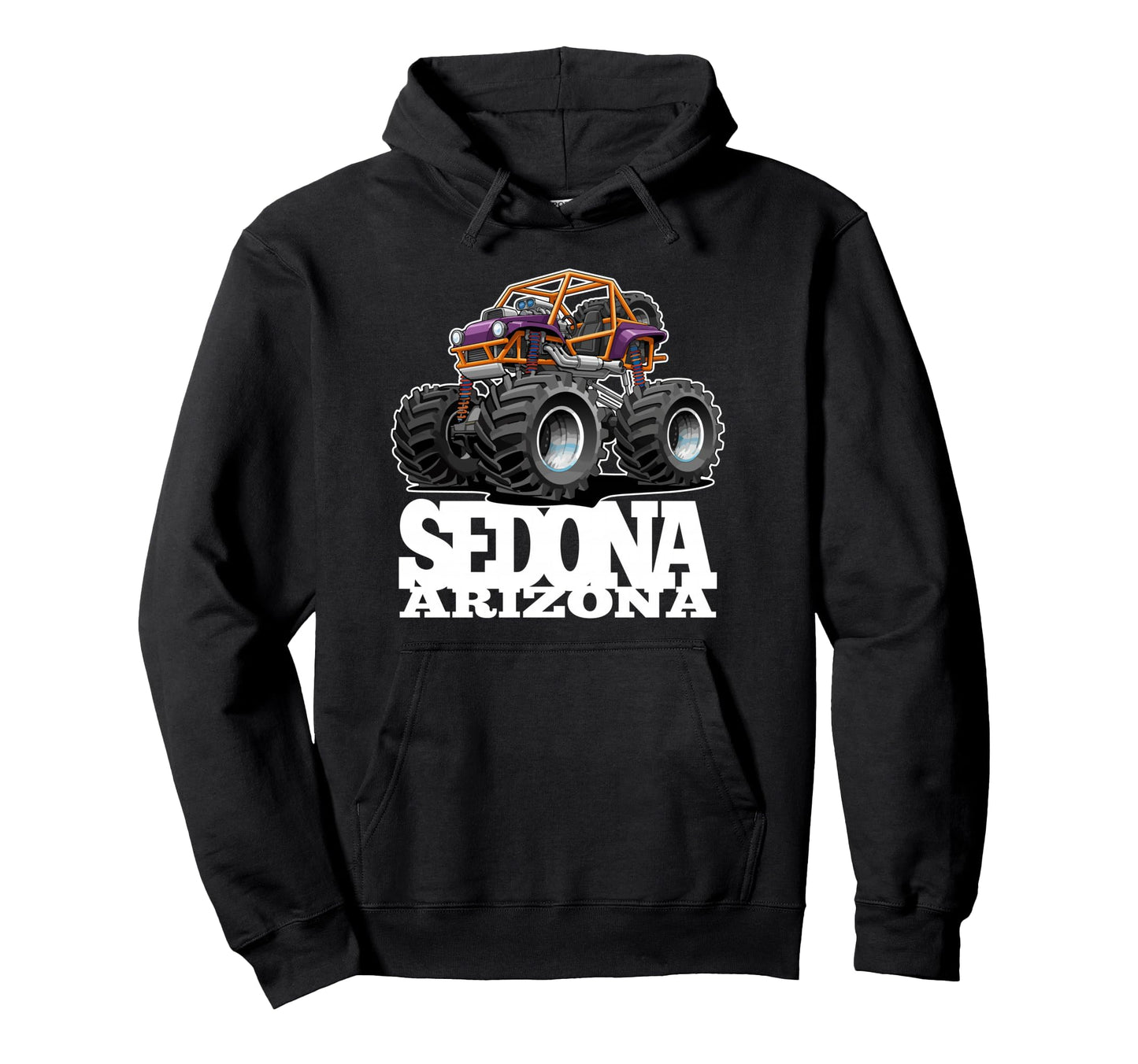Sedona Arizona 4X4 Offroad Quad Atv Utv Hoodie - Novelty Apparel Men Women - T-Shirt, Sweatshirt, Hoodie