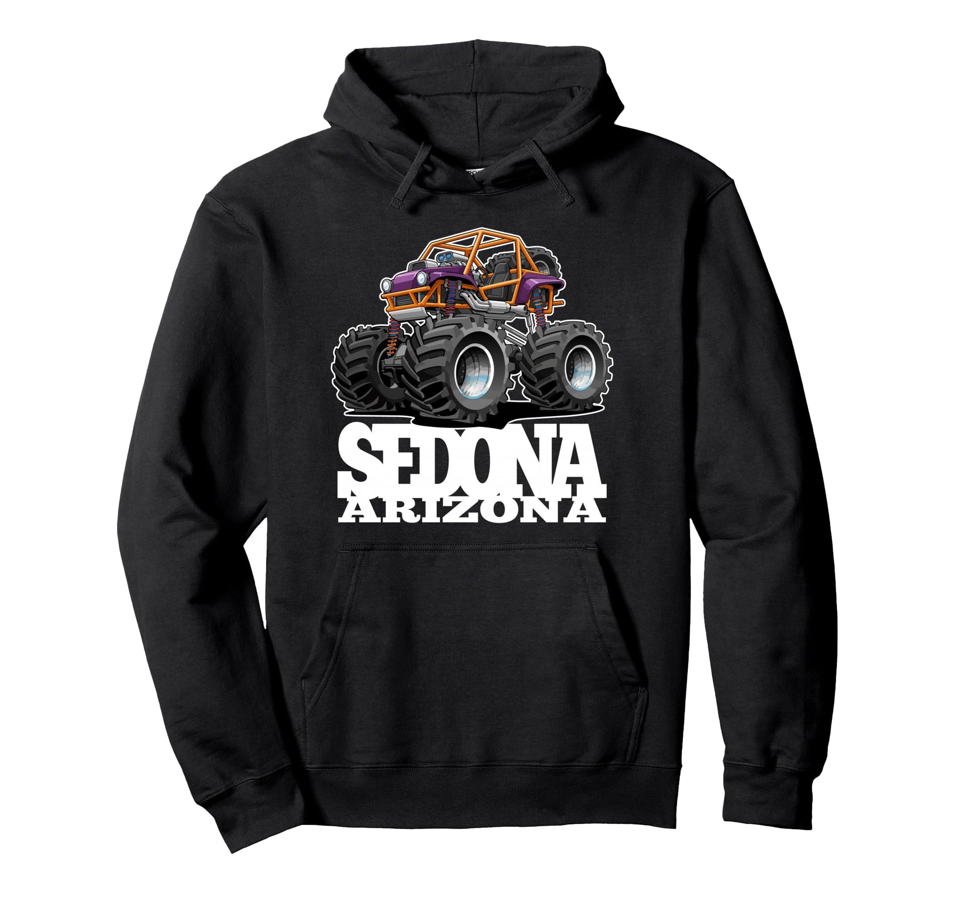Sedona Arizona 4X4 Offroad Quad Atv Utv Hoodie - Novelty Apparel Men Women - T-Shirt, Sweatshirt, Hoodie