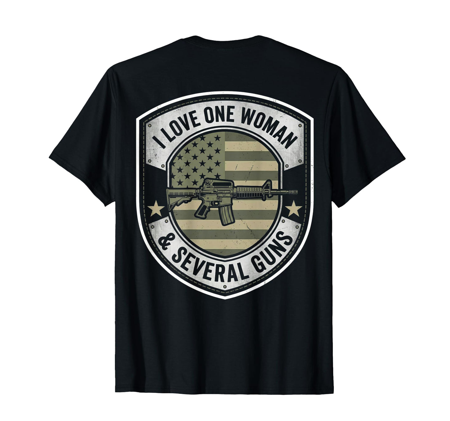 I Love One Several Guns Husband Funny Gun T-Shirt - Graphic Print Unisex - T-Shirt, Sweatshirt, Hoodie