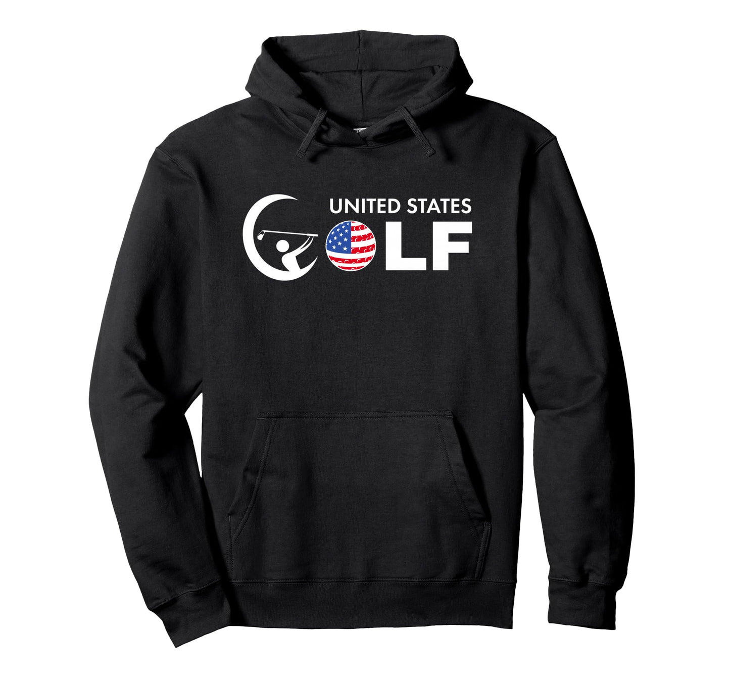 Golf Logo Flag United States Golfer Hoodie - Streetwear Style Men Women - T-Shirt, Sweatshirt, Hoodie