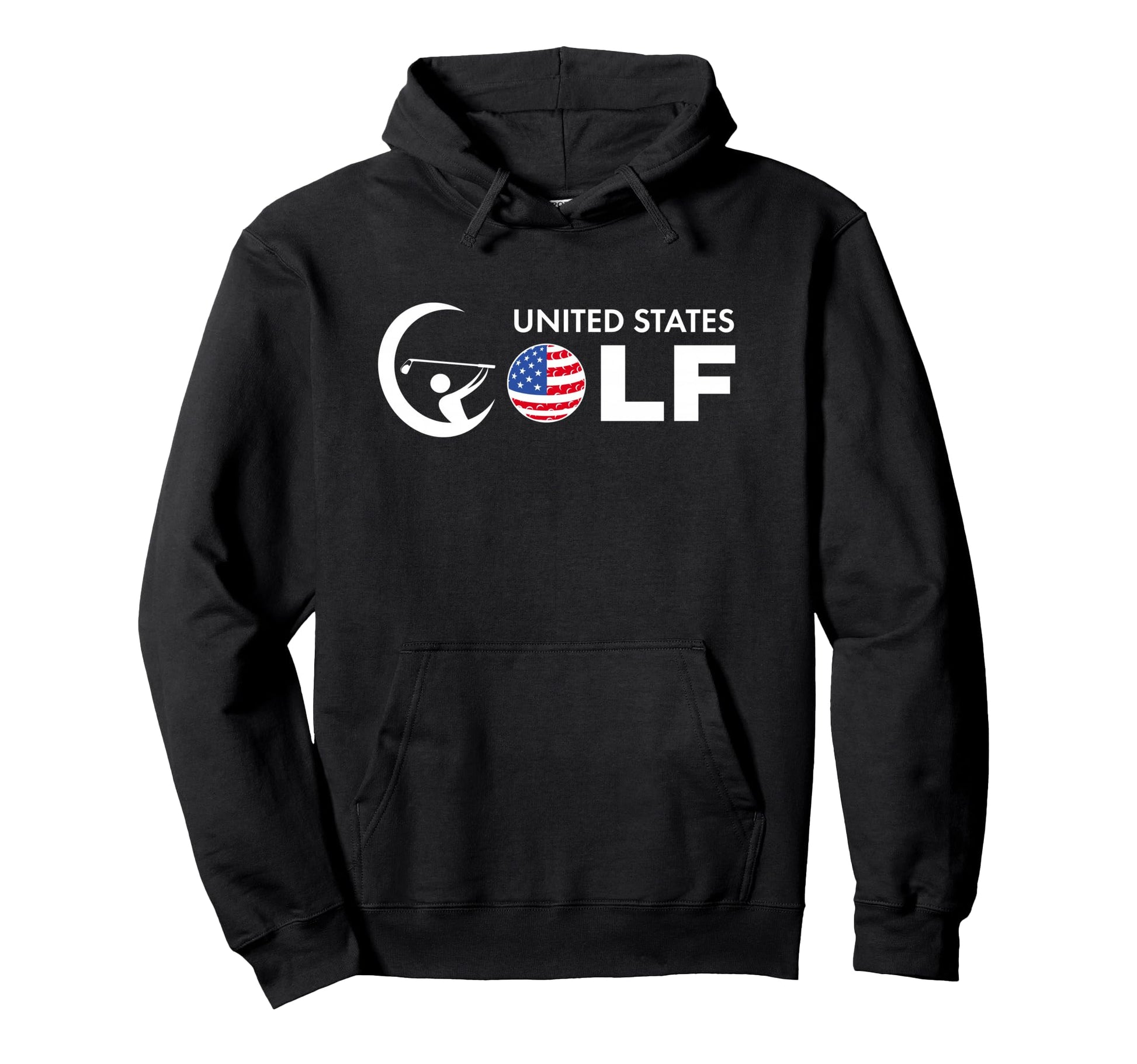 Golf Logo Flag United States Golfer Hoodie - Streetwear Style Men Women - T-Shirt, Sweatshirt, Hoodie