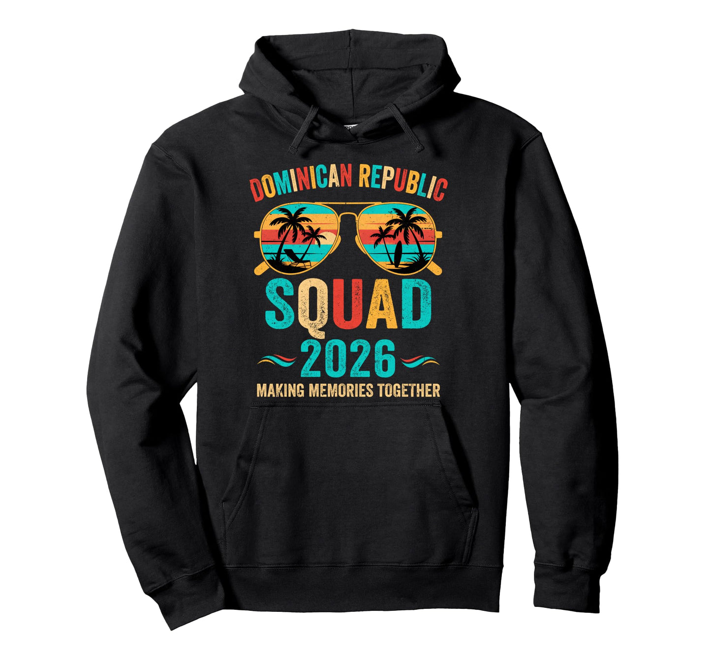 Dominican Republic Vacation Squad 2026 Hoodie - Unique Graphic for Adults - T-Shirt, Sweatshirt, Hoodie