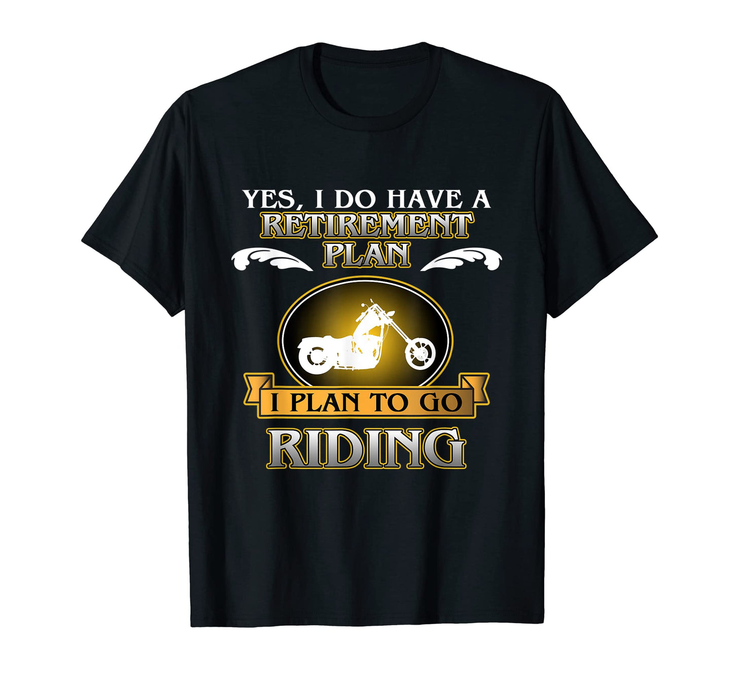 Retirement Plan Riding Motorcycle Biker T-Shirt - Unique Graphic Men Women - T-Shirt, Sweatshirt, Hoodie