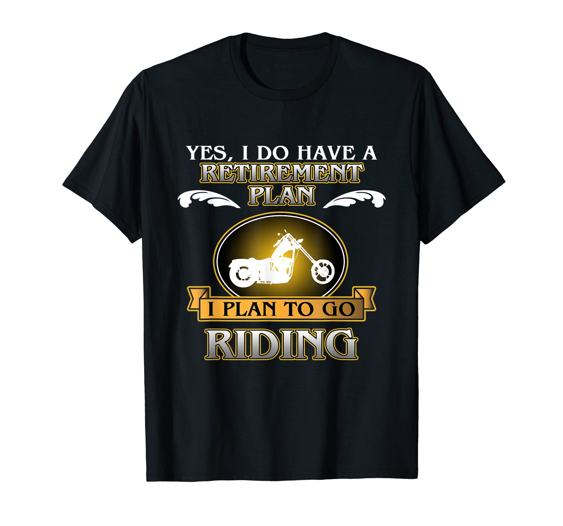 Retirement Plan Riding Motorcycle Biker T-Shirt - Unique Graphic Men Women - T-Shirt, Sweatshirt, Hoodie