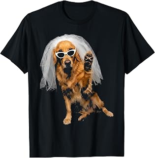 Future Mrs Engagement Cute Dog Golden Retriever Bride Party T-Shirt Unisex T-shirt, Sweatshirt, Hoodie, Long Sleeve Tee - T-Shirt, Sweatshirt, Hoodie
