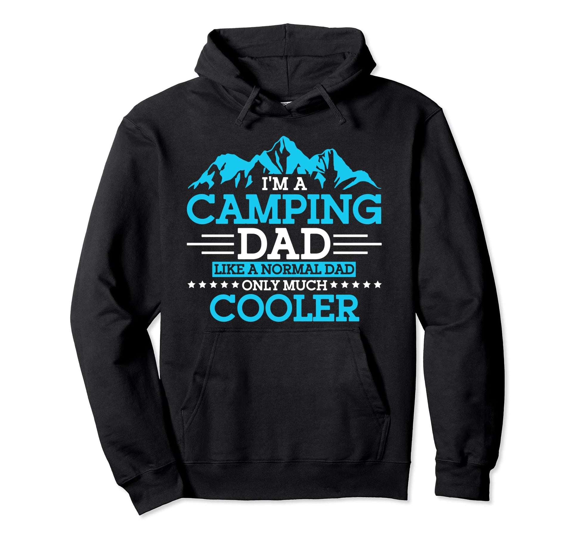 Camping Lover Camper Dad Hoodie - Unique Graphic Unisex - T-Shirt, Sweatshirt, Hoodie