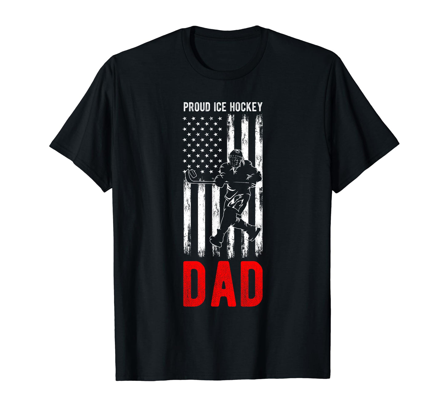 Proud Ice Hockey Dad Player Coach T-Shirt - Streetwear Style Men Women - T-Shirt, Sweatshirt, Hoodie