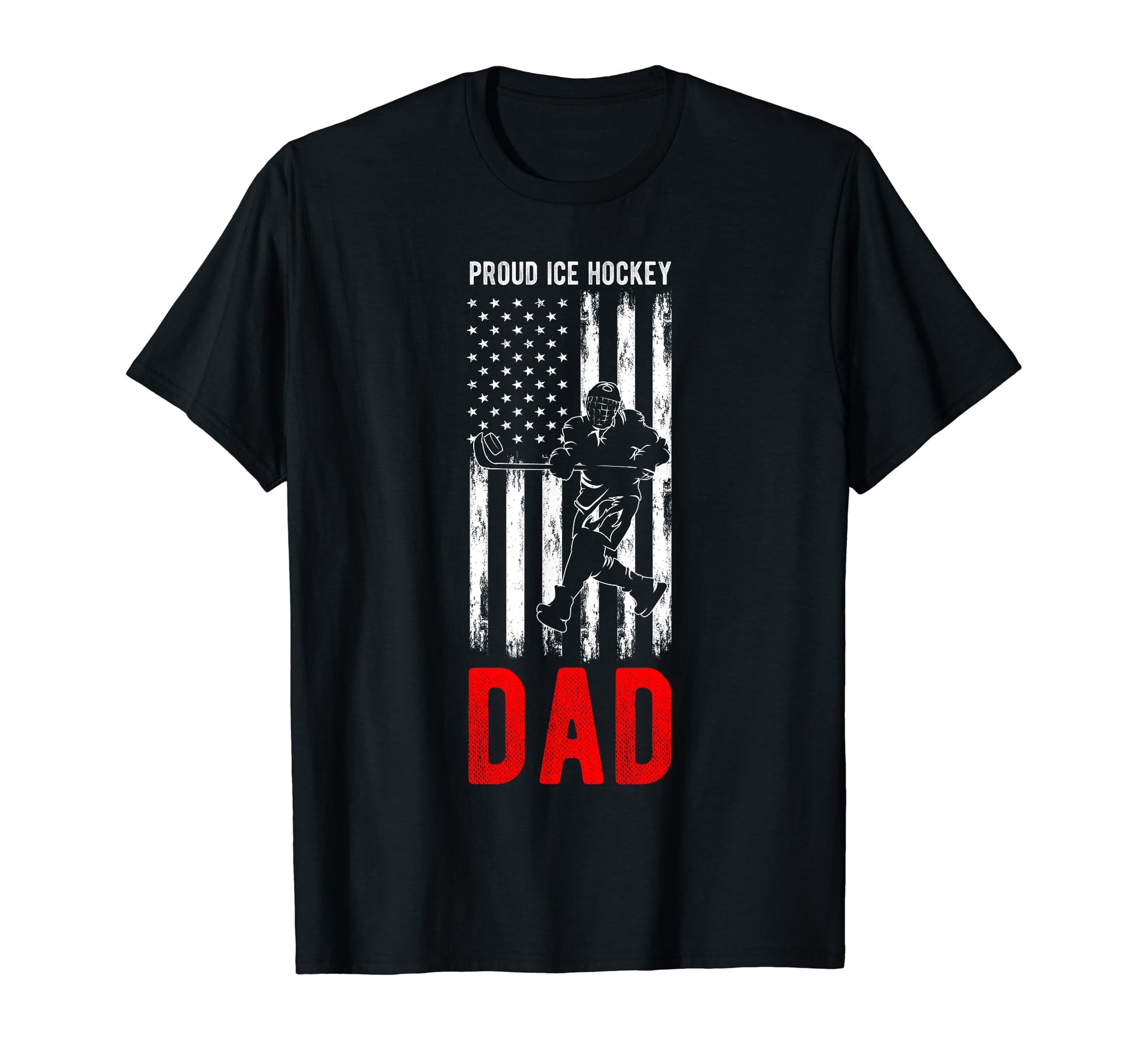 Proud Ice Hockey Dad Player Coach T-Shirt - Streetwear Style Men Women - T-Shirt, Sweatshirt, Hoodie