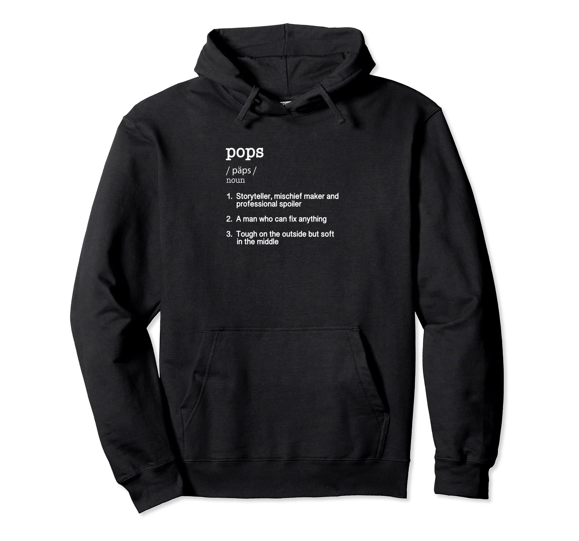 Pops Definition Dictionary Meaning Hoodie - Novelty Apparel for Adults - T-Shirt, Sweatshirt, Hoodie