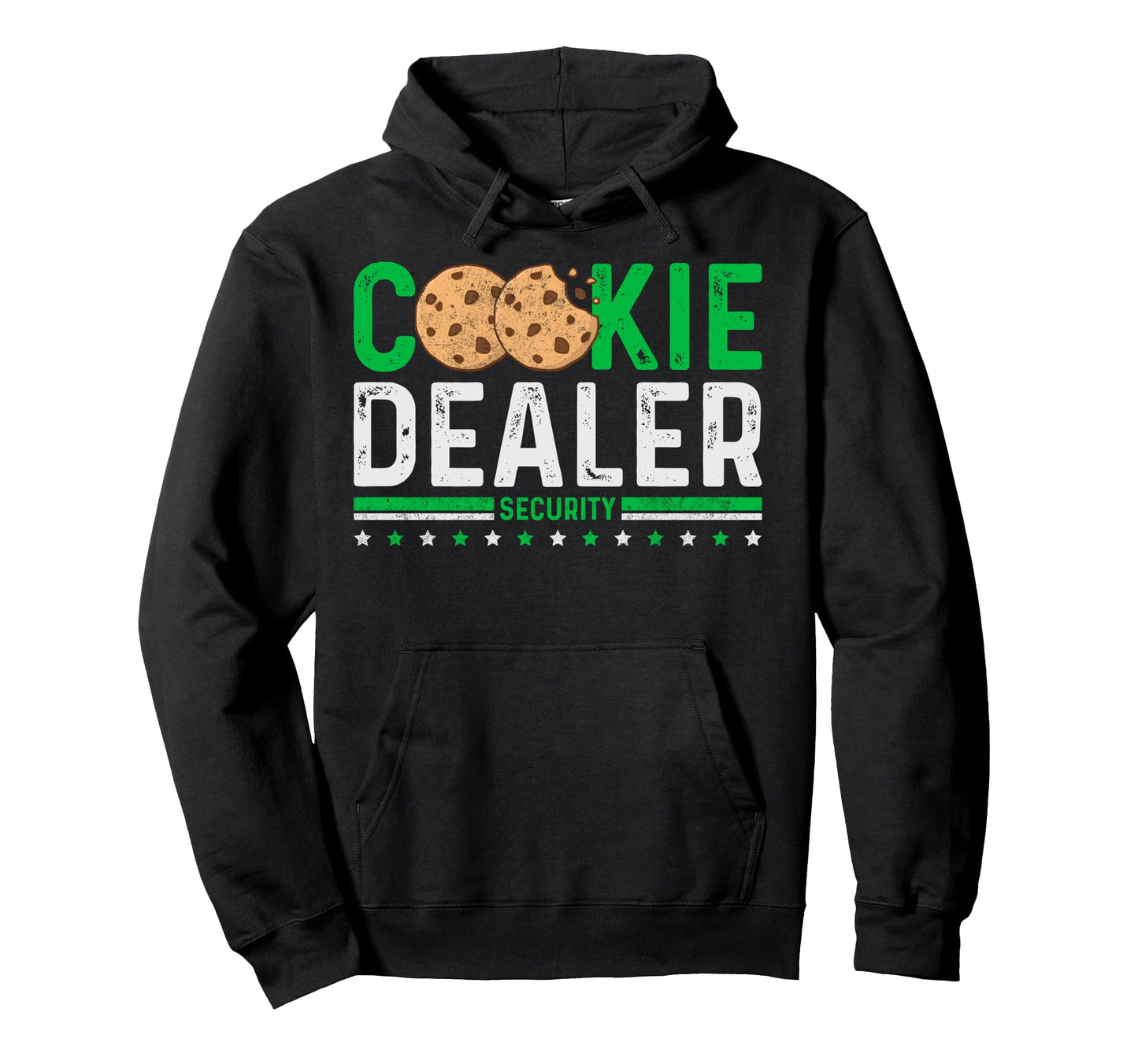 Funny Scout Cookie Dealer Security Cookie Hoodie - Graphic Print Unisex - T-Shirt, Sweatshirt, Hoodie
