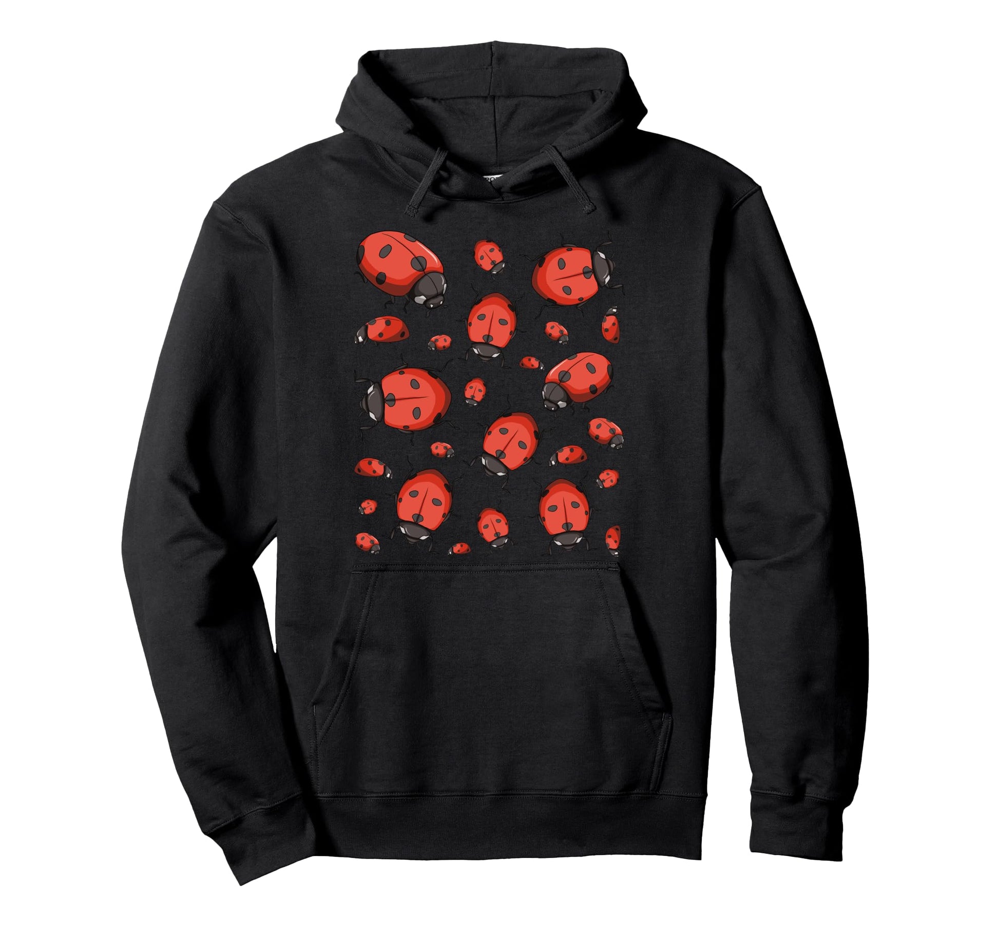 Ladybugs Pop Art Funny Ladybug Hoodie - Custom Art Print Men Women - T-Shirt, Sweatshirt, Hoodie