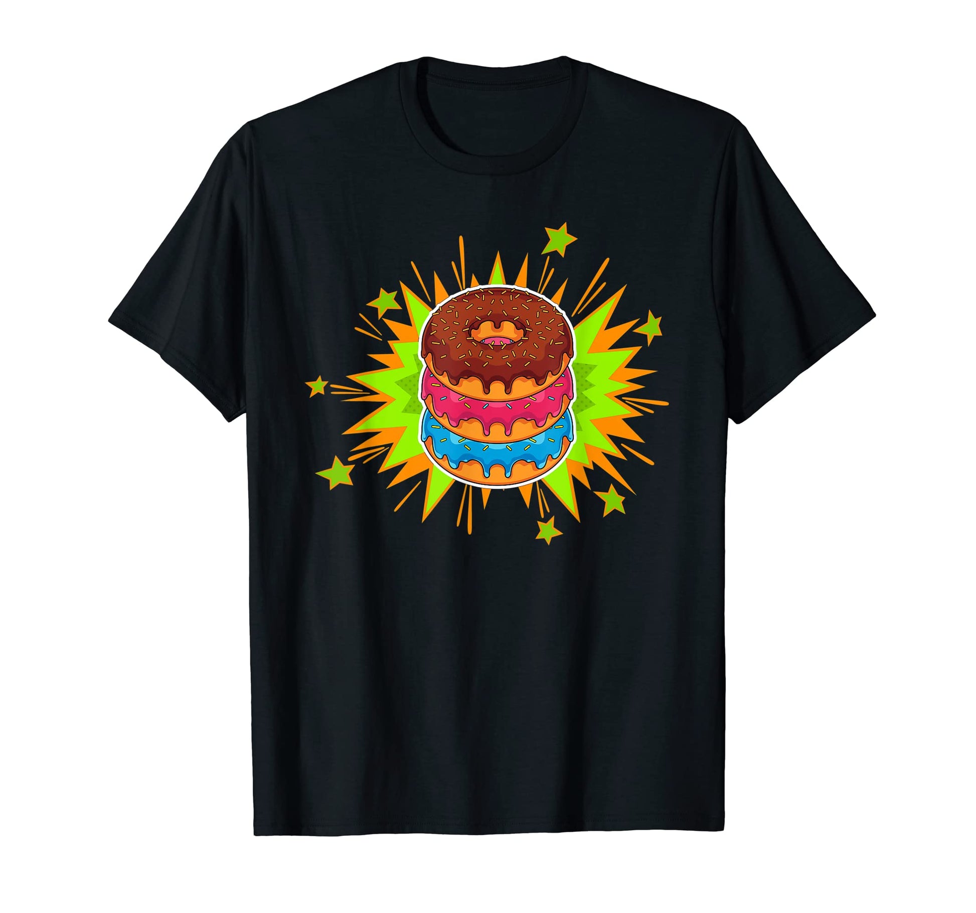 Donuts Snack Doughnut Lover Sweet T-Shirt - Streetwear Style for Adults - T-Shirt, Sweatshirt, Hoodie