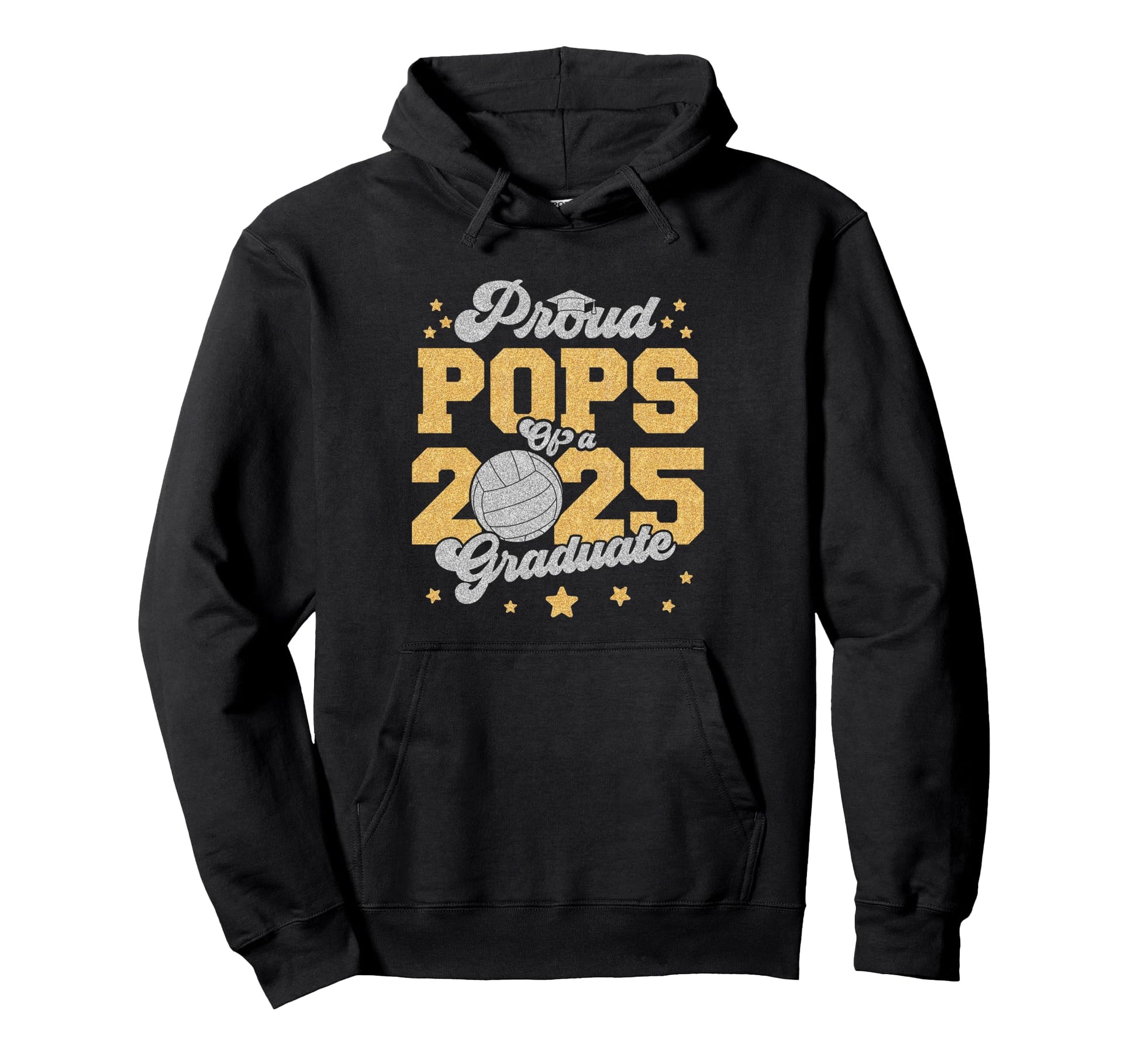Pops 2025 Graduate Prom Squad Hoodie - Minimalist Print Men Women - T-Shirt, Sweatshirt, Hoodie