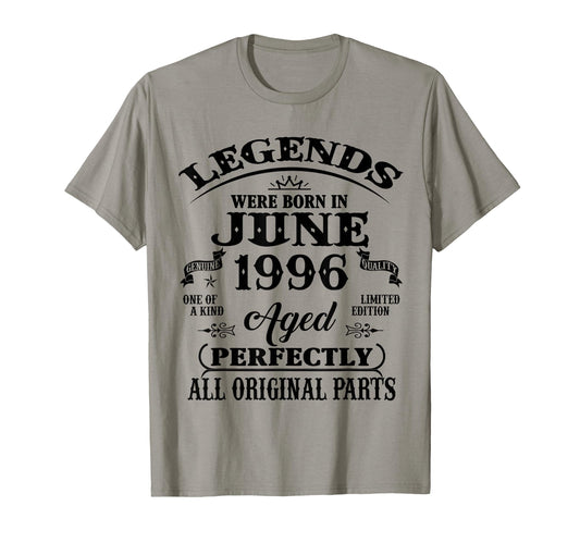 30Th Birthday Gift Legend Born June T-Shirt - Casual Everyday Wear Unisex - T-Shirt, Sweatshirt, Hoodie