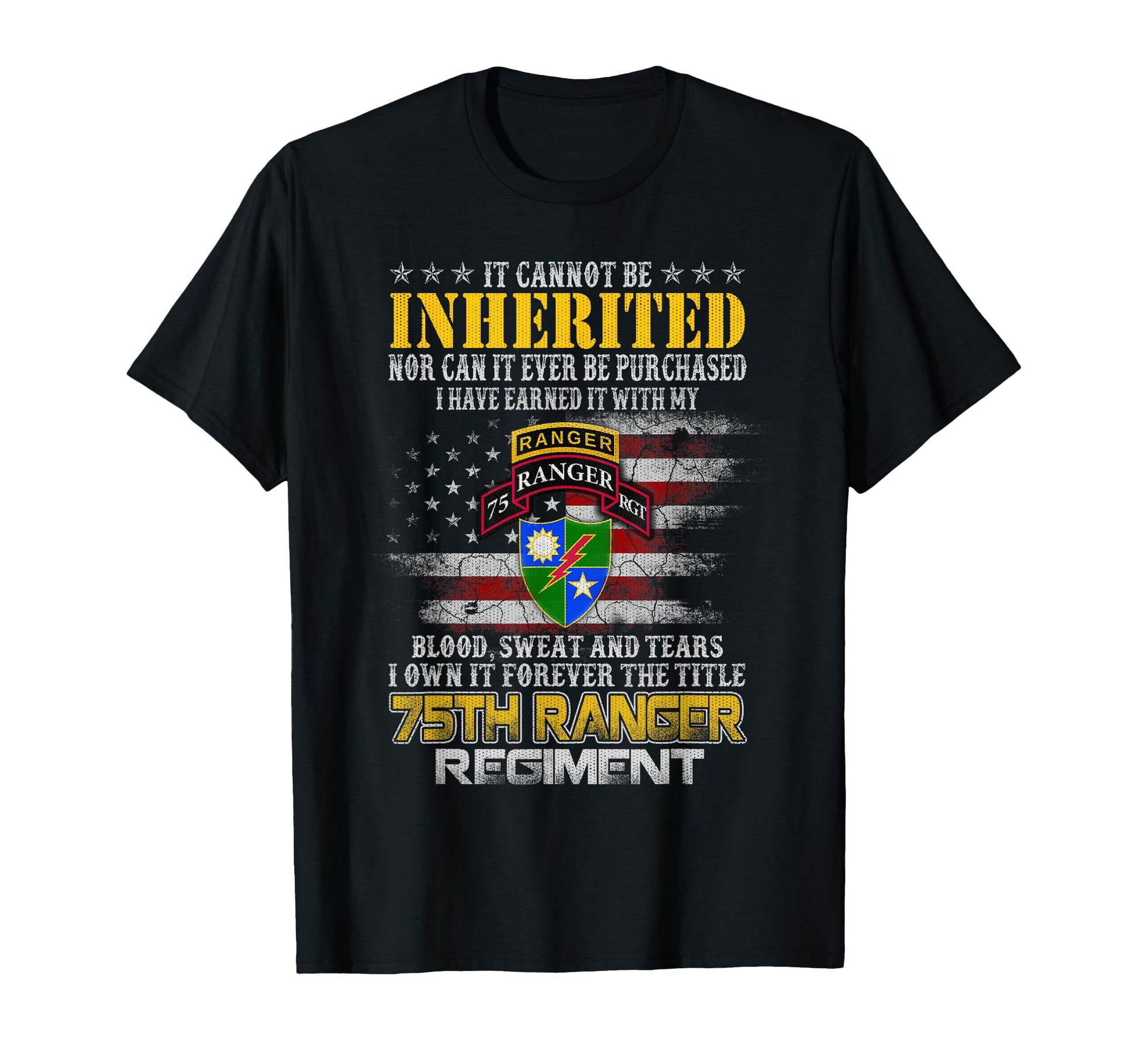 It Cannot Be Inherited 75Th T-Shirt - Casual Everyday Wear Men Women - T-Shirt, Sweatshirt, Hoodie