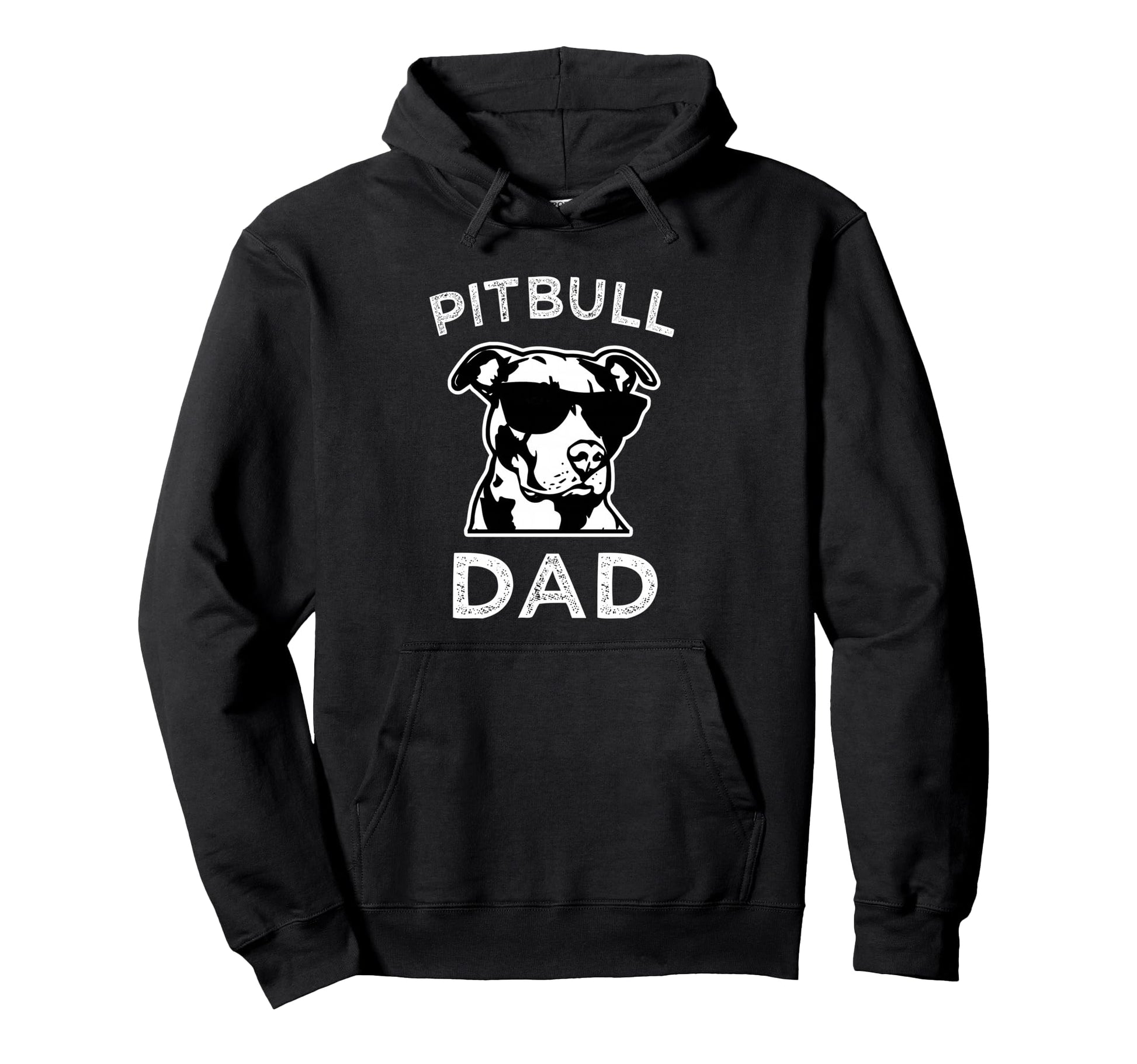 Proud Pitbull Dad Mens Dog Dad Funny Hoodie - Streetwear Style Unisex - T-Shirt, Sweatshirt, Hoodie