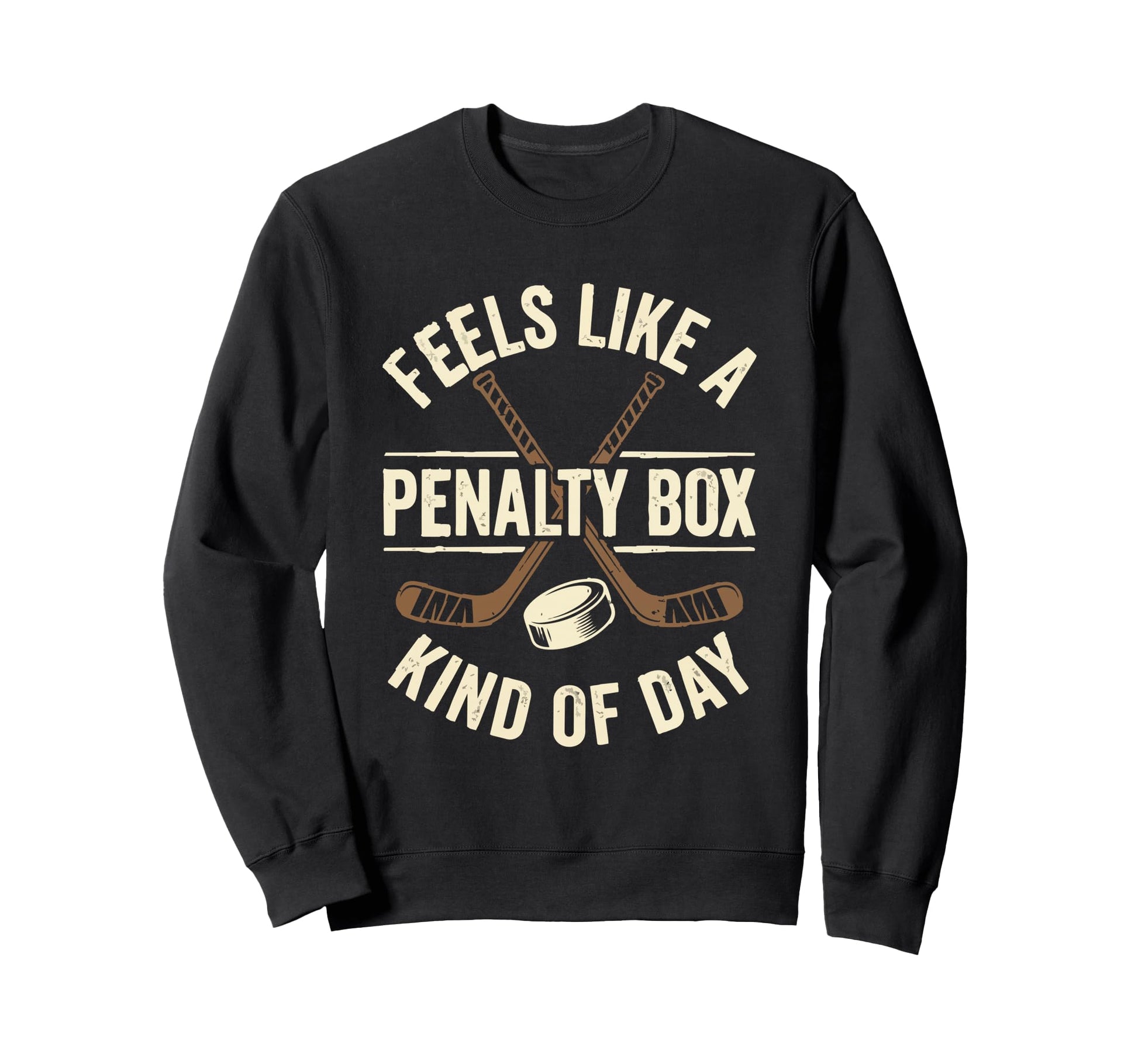 Feels Like Penalty Box Kind Day Sweatshirt - Aesthetic Graphic for Adults - T-Shirt, Sweatshirt, Hoodie