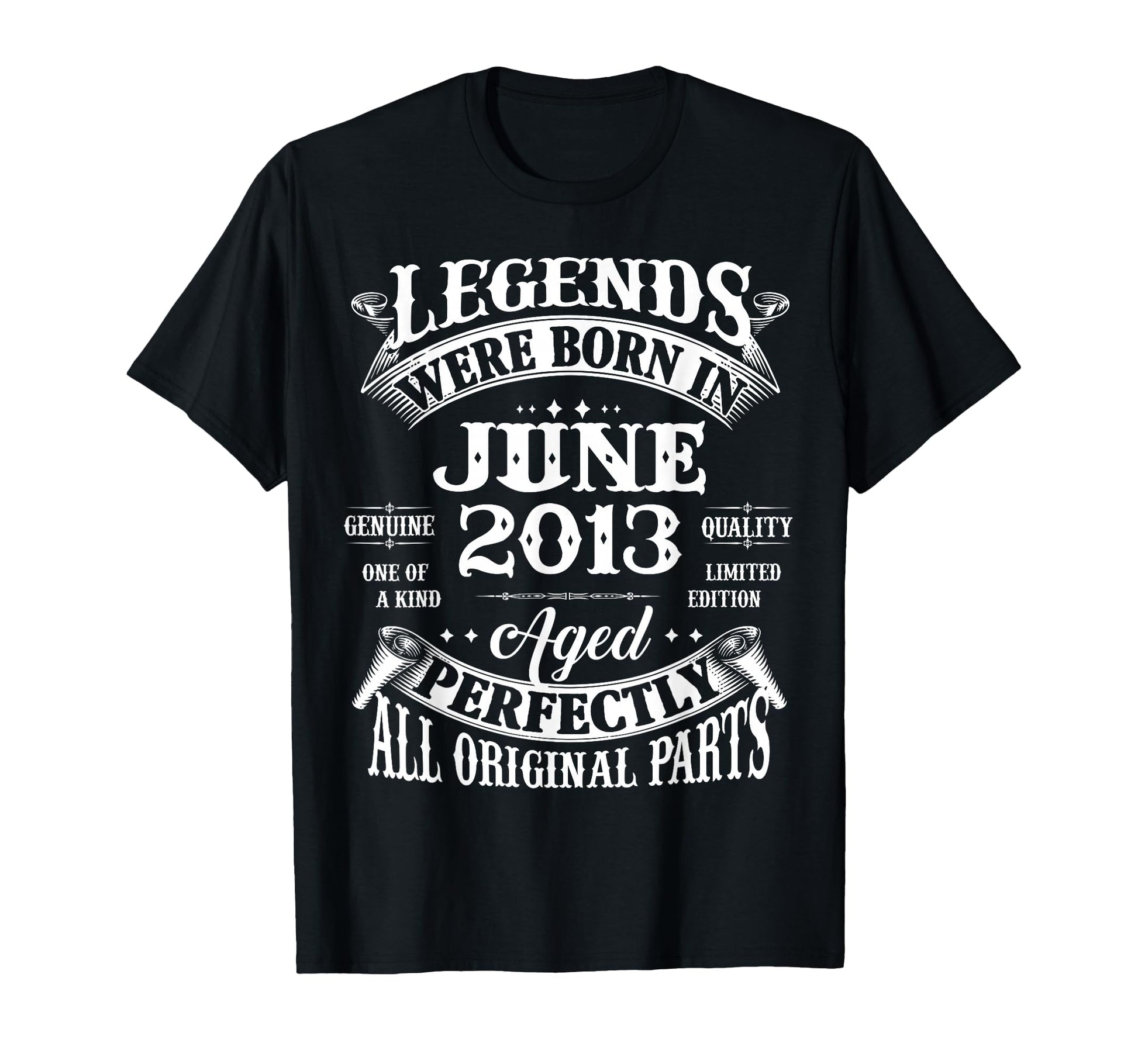 13Th Birthday Gift Legend Born June T-Shirt - Trendy Graphic for Adults - T-Shirt, Sweatshirt, Hoodie