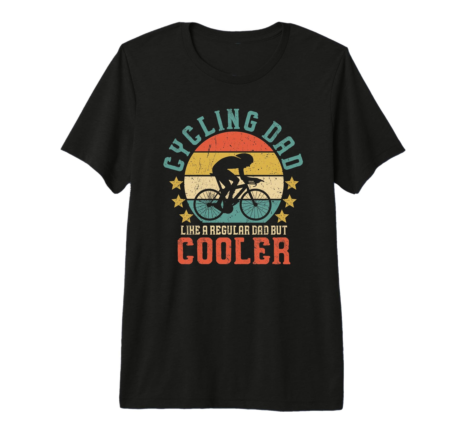 Cycling Dad Bike Rider Cyclist Fathers Day T-Shirt - Trendy Graphic Unisex - T-Shirt, Sweatshirt, Hoodie
