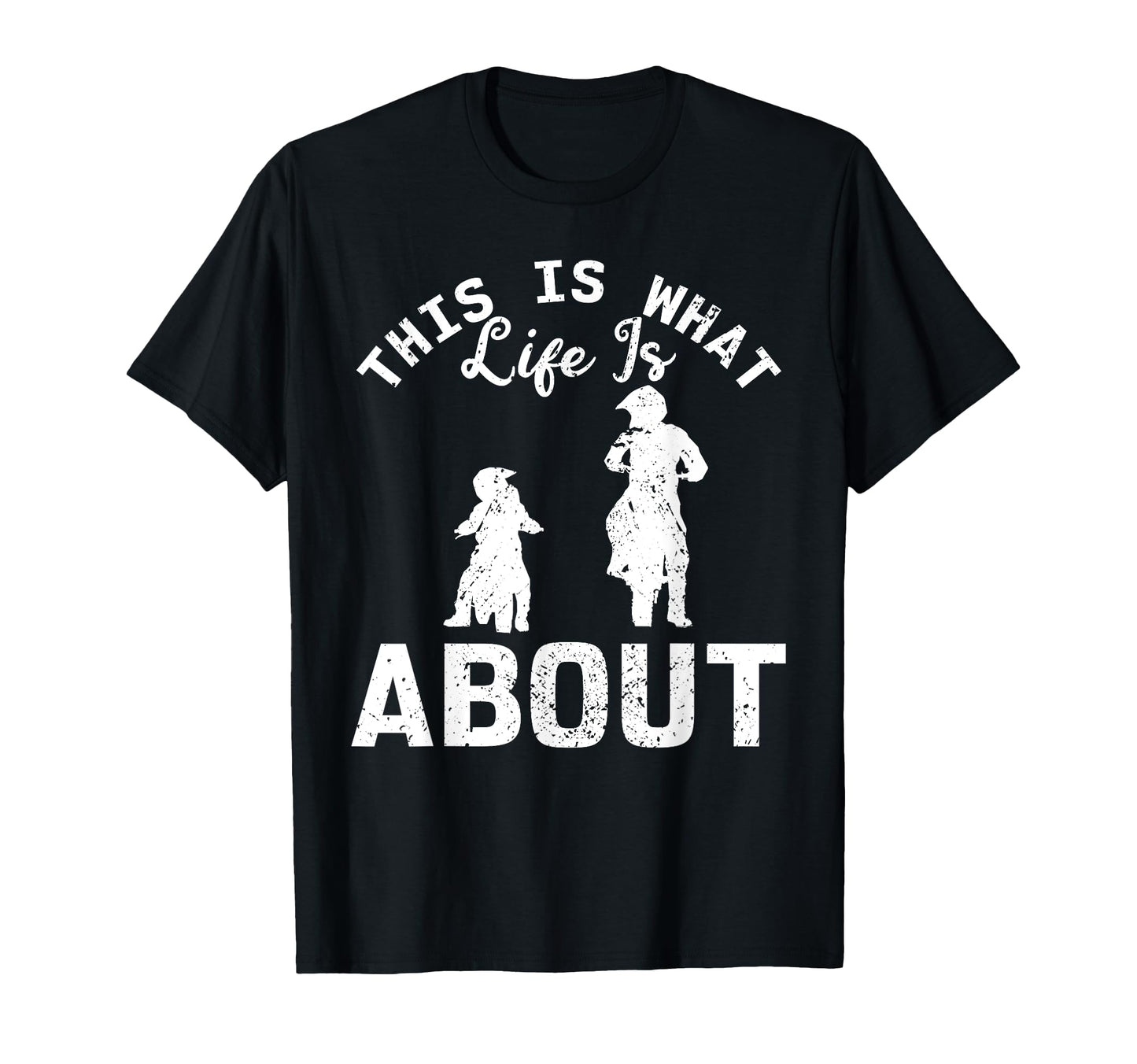 Dad Son Motocross This Is What Life Is T-Shirt - Graphic Print Unisex - T-Shirt, Sweatshirt, Hoodie