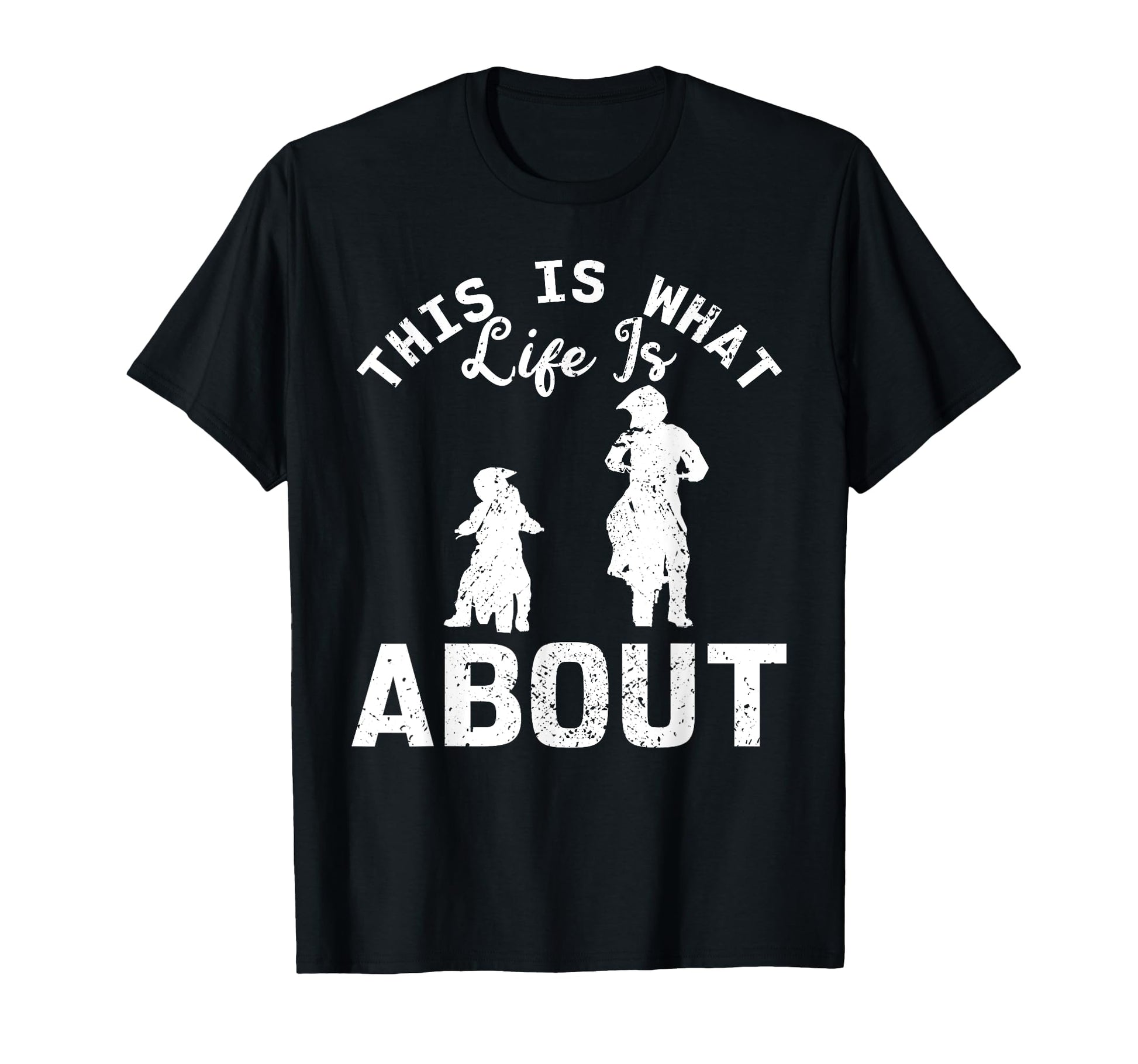 Dad Son Motocross This Is What Life Is T-Shirt - Graphic Print Unisex - T-Shirt, Sweatshirt, Hoodie
