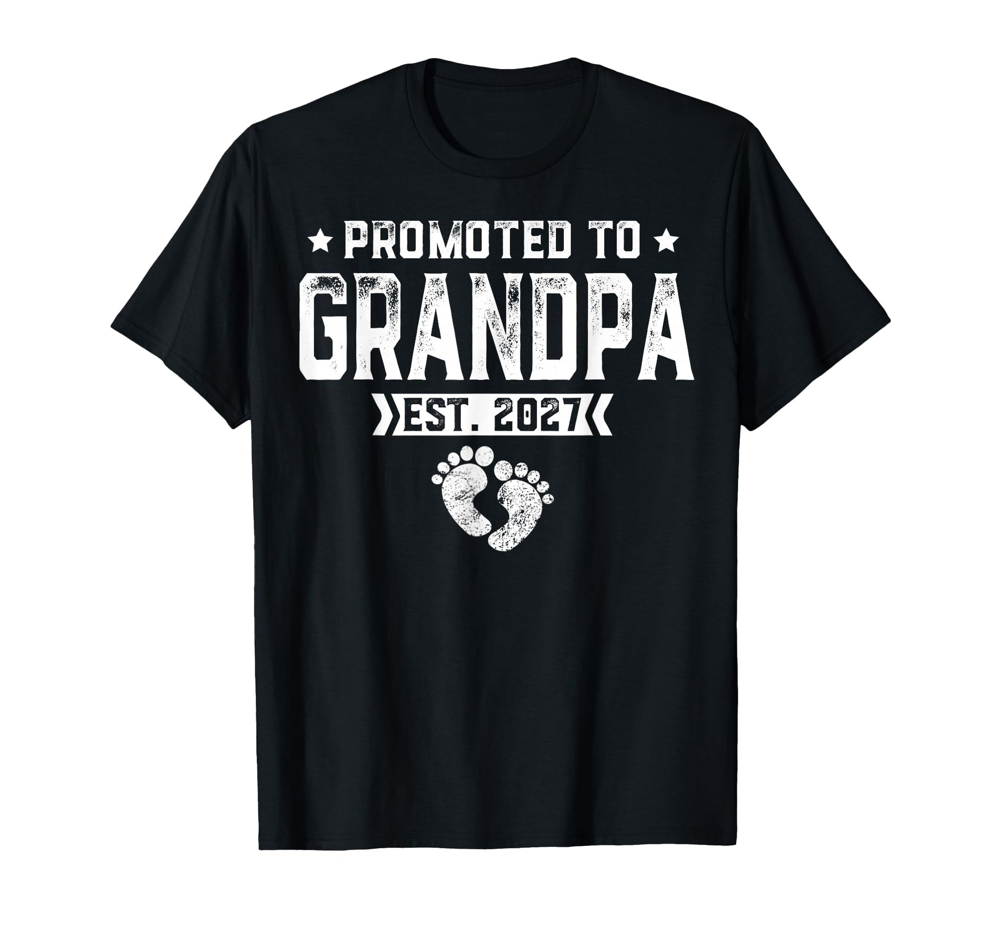 Promoted To Grandpa 2027 Funny New Grandpa T-Shirt - Unique Graphic Unisex - T-Shirt, Sweatshirt, Hoodie