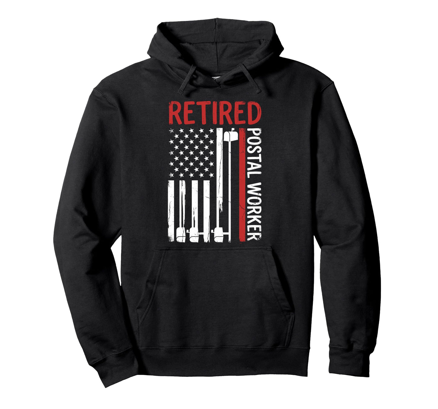 Funny Retired Mail Carrier Postal Hoodie - Aesthetic Graphic for Adults - T-Shirt, Sweatshirt, Hoodie