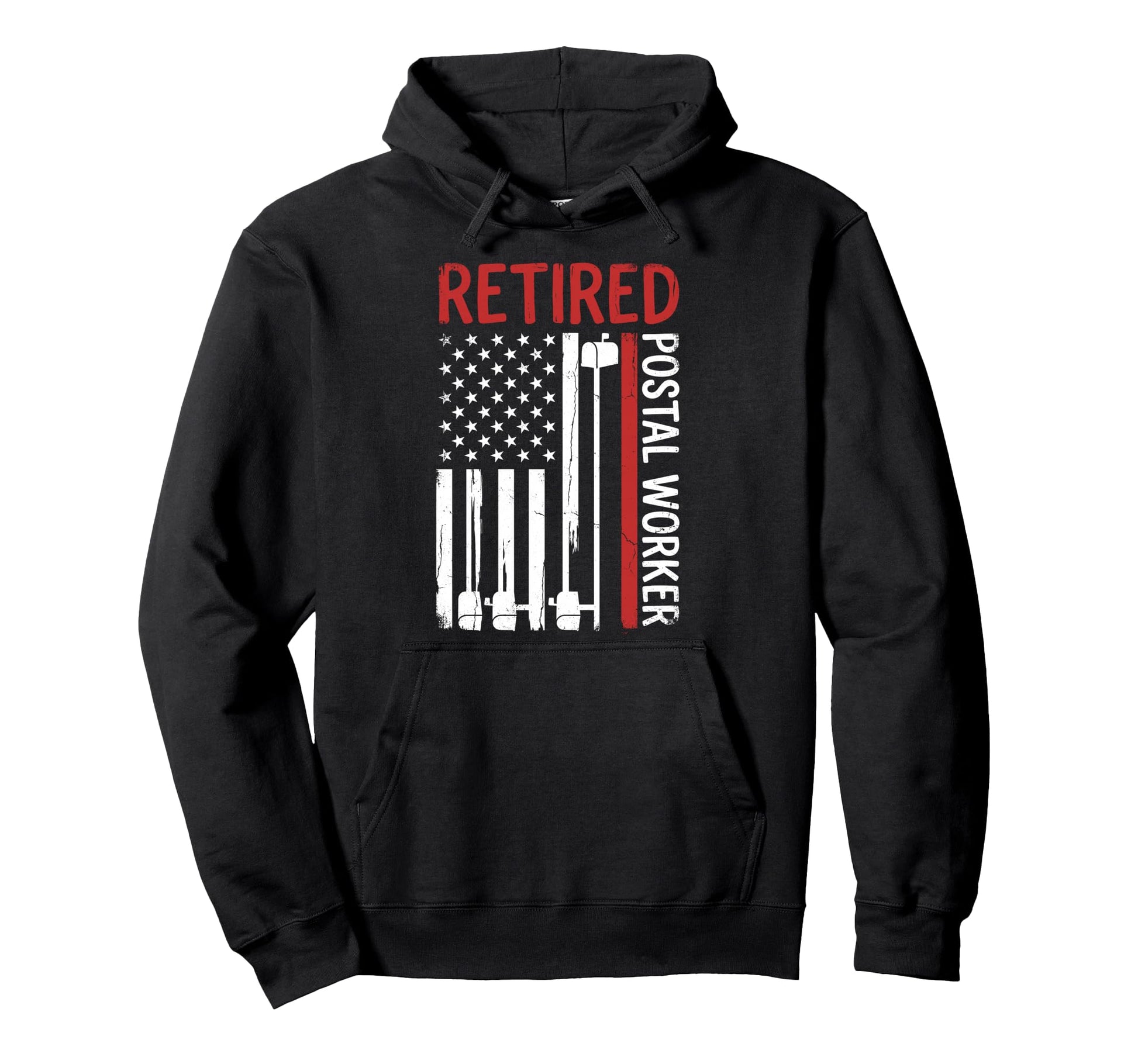 Funny Retired Mail Carrier Postal Hoodie - Aesthetic Graphic for Adults - T-Shirt, Sweatshirt, Hoodie